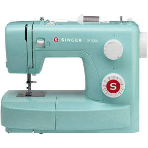 B-Ware Singer Simple 3223G Freiarmnähmaschine Nähmaschine Türkis 23 Programme 4,5mm