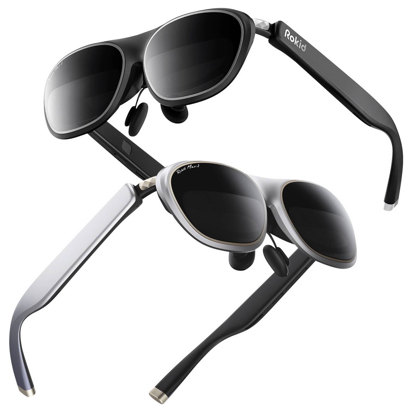 Rokid Brille 2 Headset Augmented Reality Set Schwarz Streaming Station Gaming 3D - 4064161486796