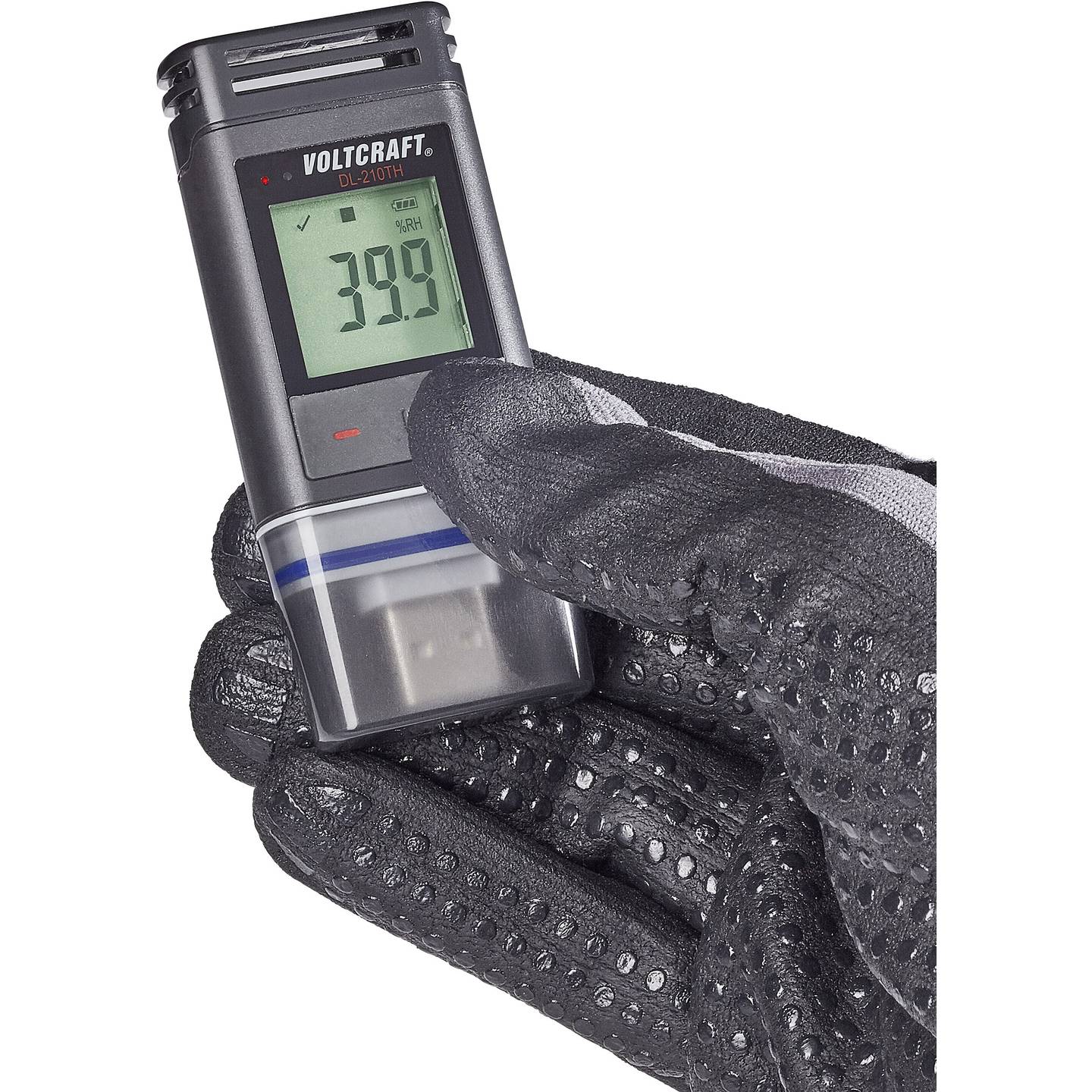 VOLTCRAFT Temperatur-Datenlogger DL-210TH Luftfeuchte-Logger IP65 USB - 4016139081281