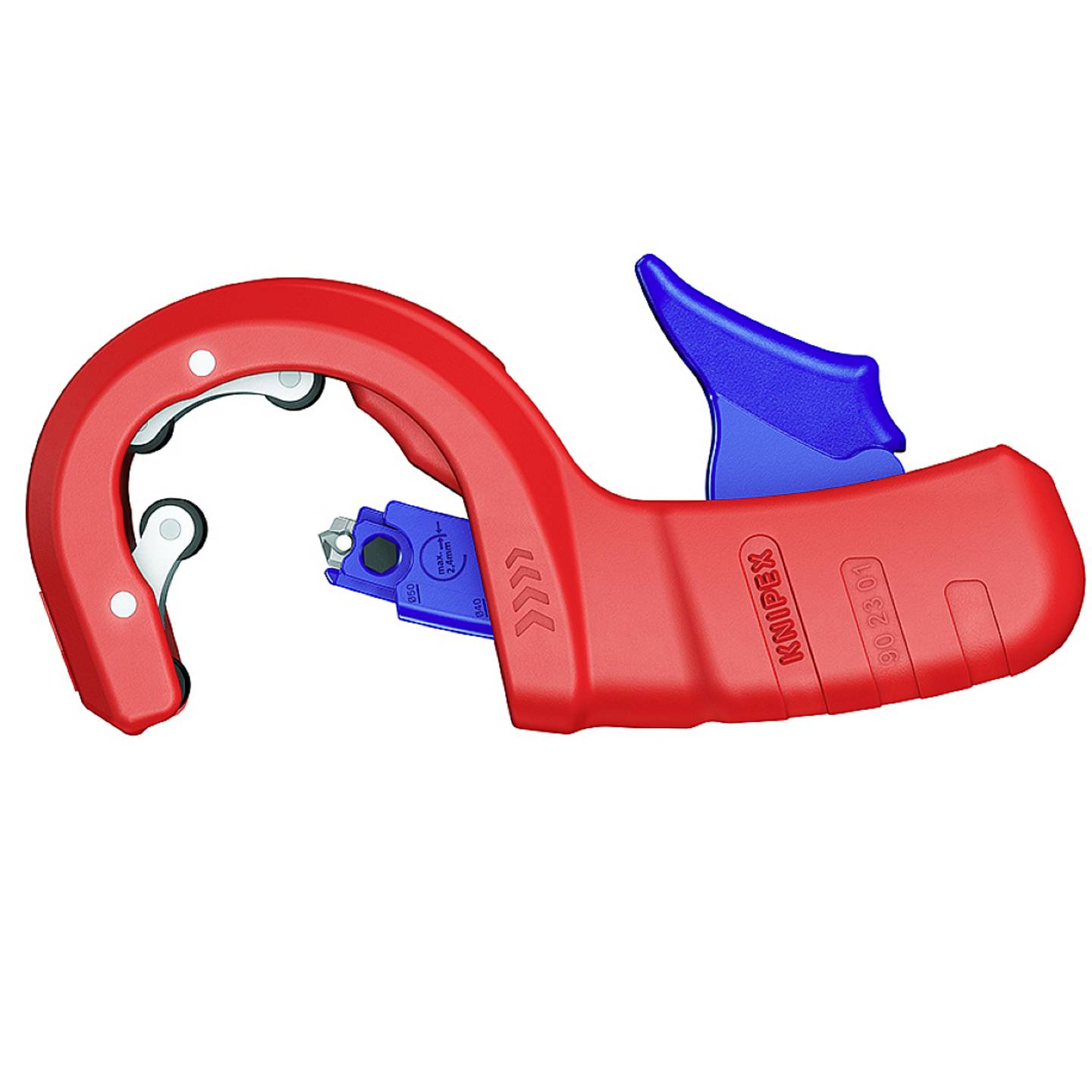 Knipex Rohrabschneider DP50 für Kunststoffrohre bis 50 mm, 202 mm lang - 4003773087809