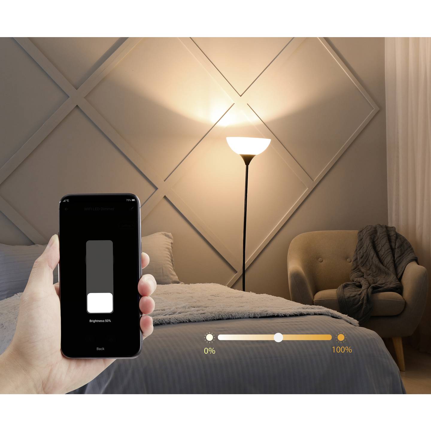 Sygonix Dimm-Adapter für LED-Lampe Glühlampe Halogenlampe dimmbar weiß 230V - 4064161195230