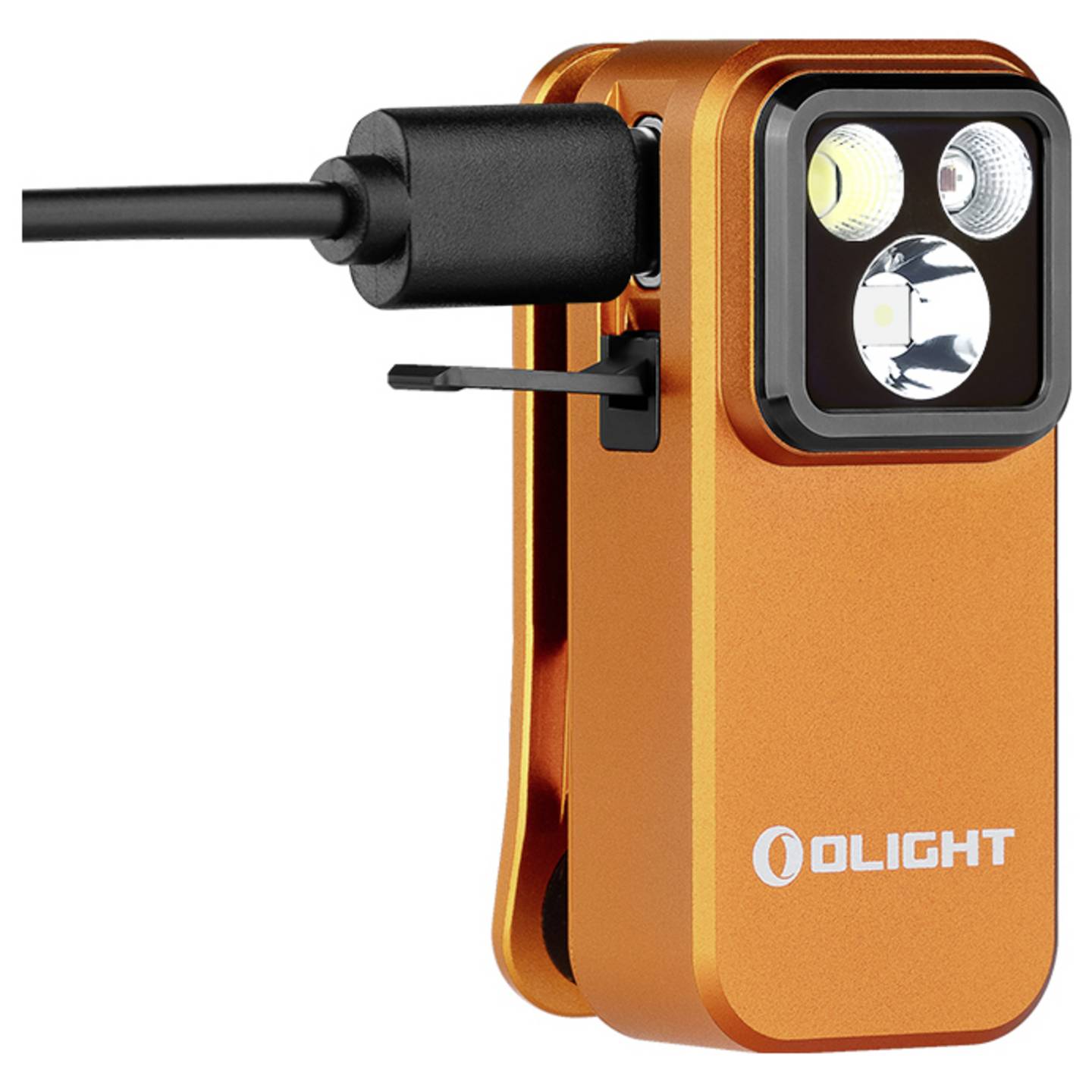 Olight Mini-Taschenlampe Oclip Pro 500lm Aluminium wasserdicht 53g orange - 6977261690834