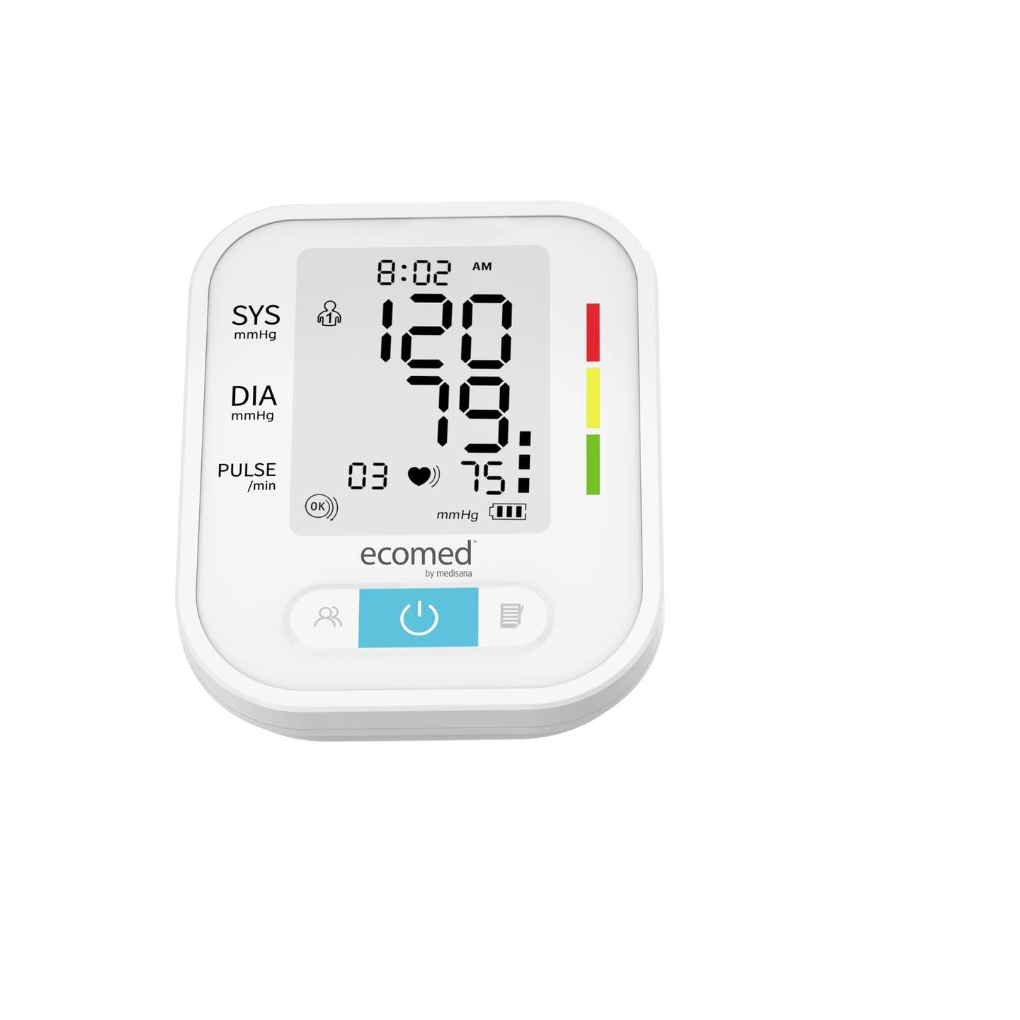 Ecomed Blutdruckmessgerät Oberarm BU-95E Gesundheitsmonitor Handtuchheizkörper - 4015588232060