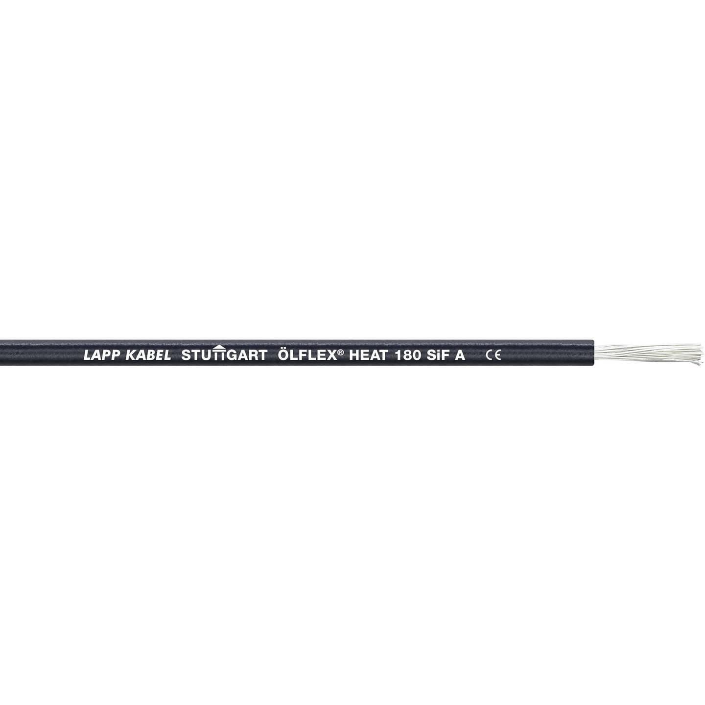 LAPP Hochtemperaturader ÖLFLEX HEAT 180 SiF A 1x1,5mm² Gelb 100m Kältebeständig - 4044777173167