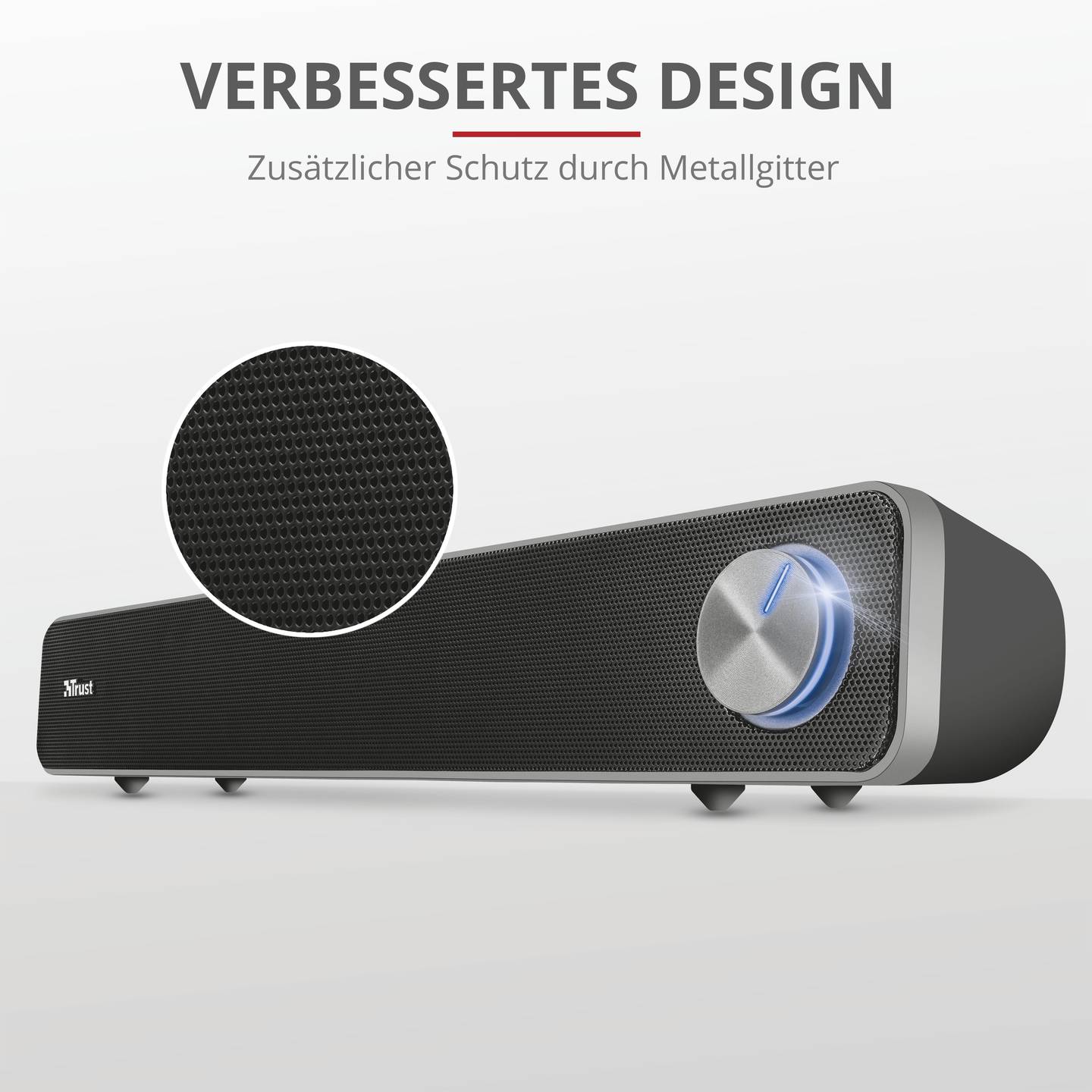 Trust PC-Lautsprecher Arys Kabelgebunden 12W USB Lautsprecher Schwarz Box 588g - 8713439229462