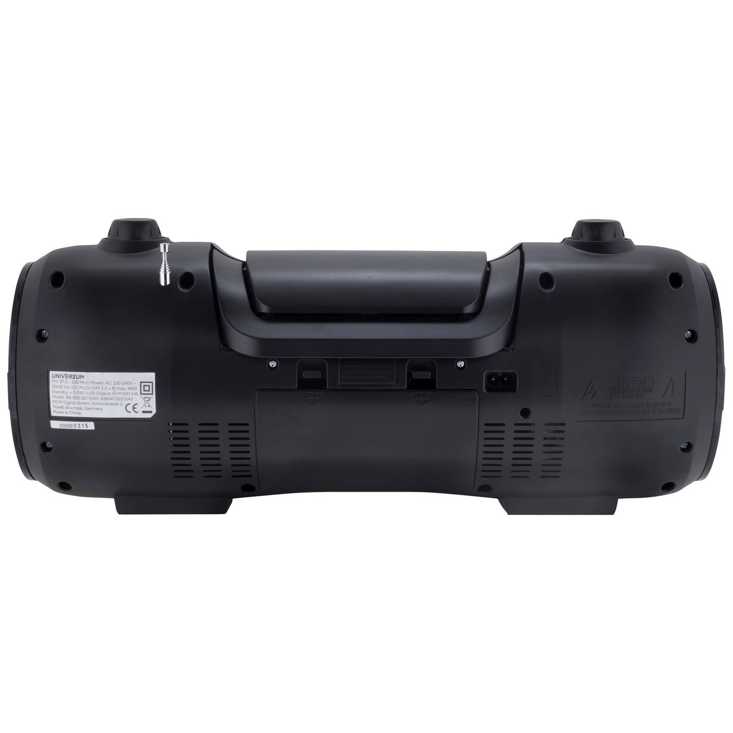 UNIVERSUM Ghettoblaster BB 500-20 Bluetooth CD Radio AUX USB mit Fernbedienung - 4260473221142