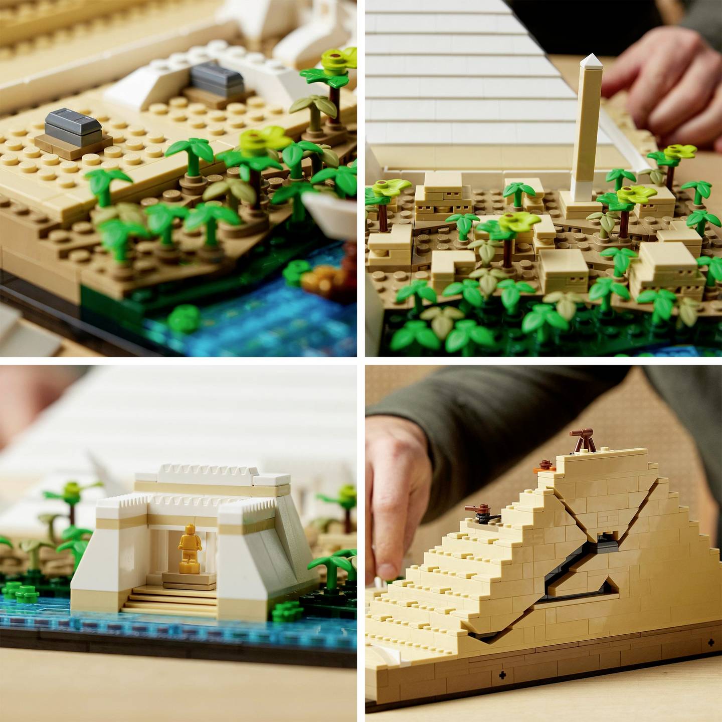LEGO Architecture Modell 21058 Cheops-Pyramide 1476 Teile Bausatz für Erwachsene - 5702017152349