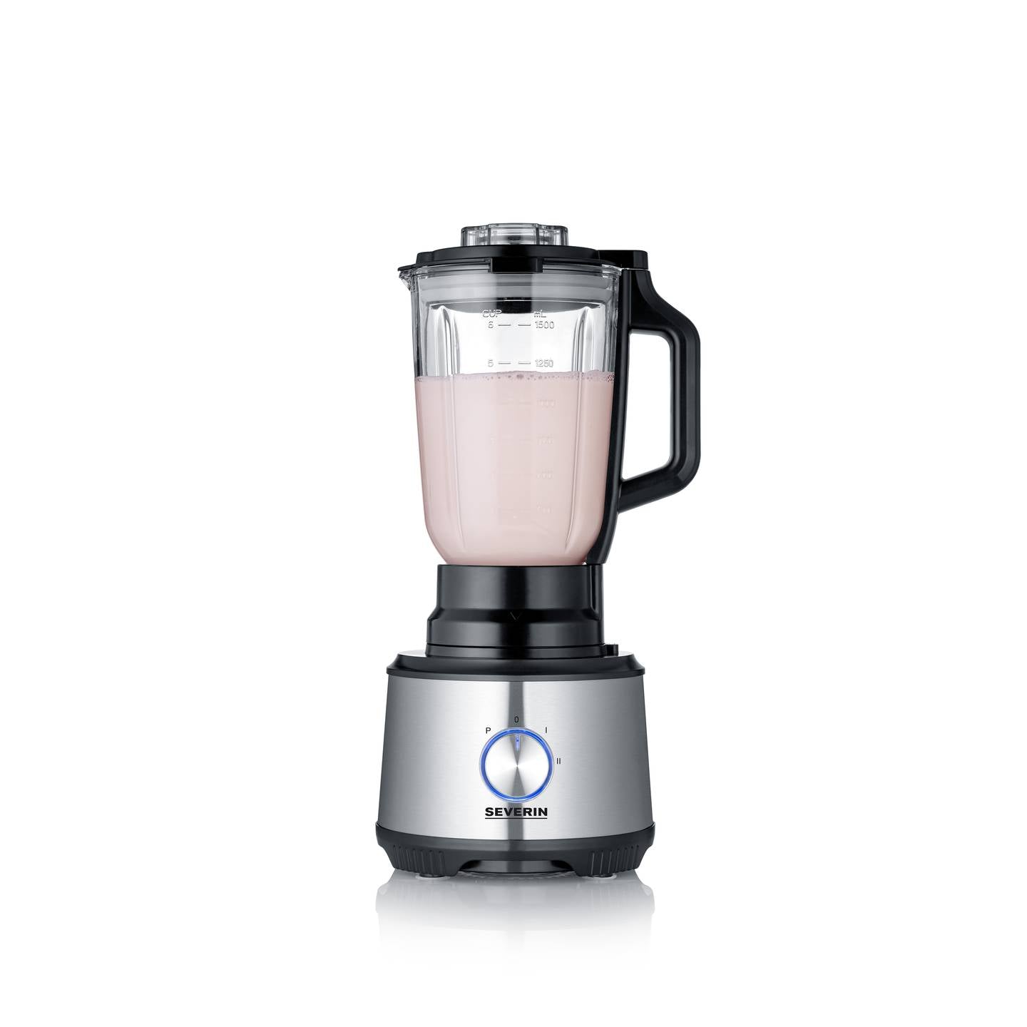 Severin Küchenmaschine Rührmaschine KM 3892 1200W Edelstahl Glas 1,5l Silber - 4008146038099