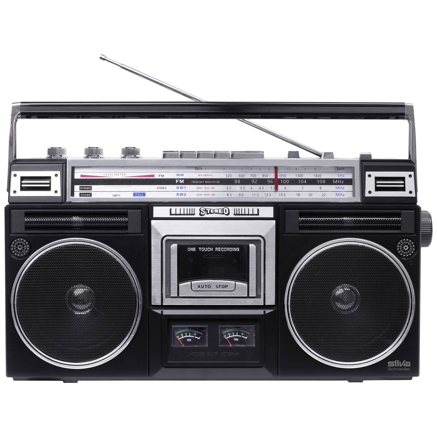 Silva Schneider Kassettenradio PCR 1980 UKW MW KW Bluetooth Aufnahmefunktion - 9004489111098