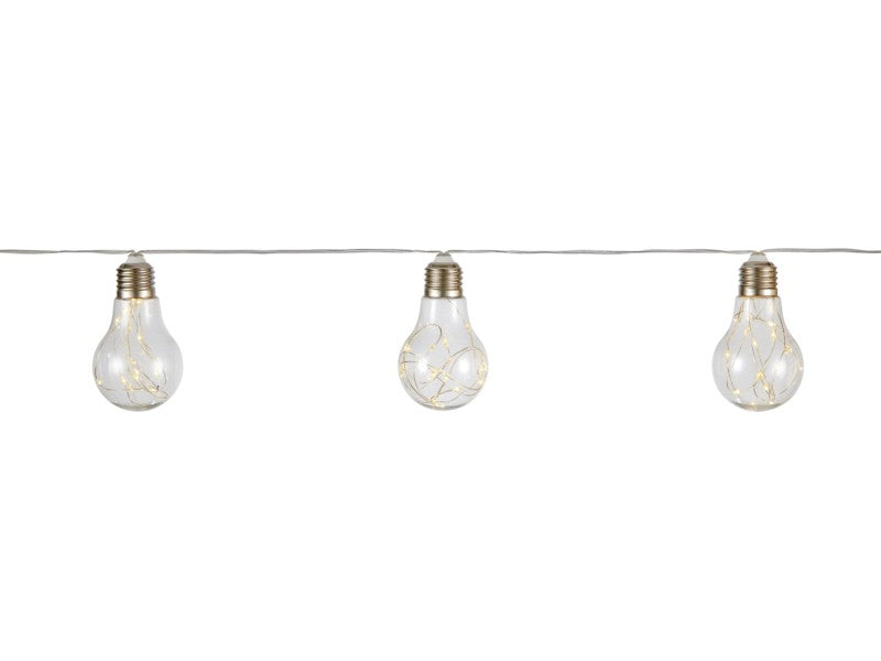 LED Solar Lichterkette 480cm Gartenleuchte Dekolicht 15 Lichter wasserdicht klar - 4007873123344