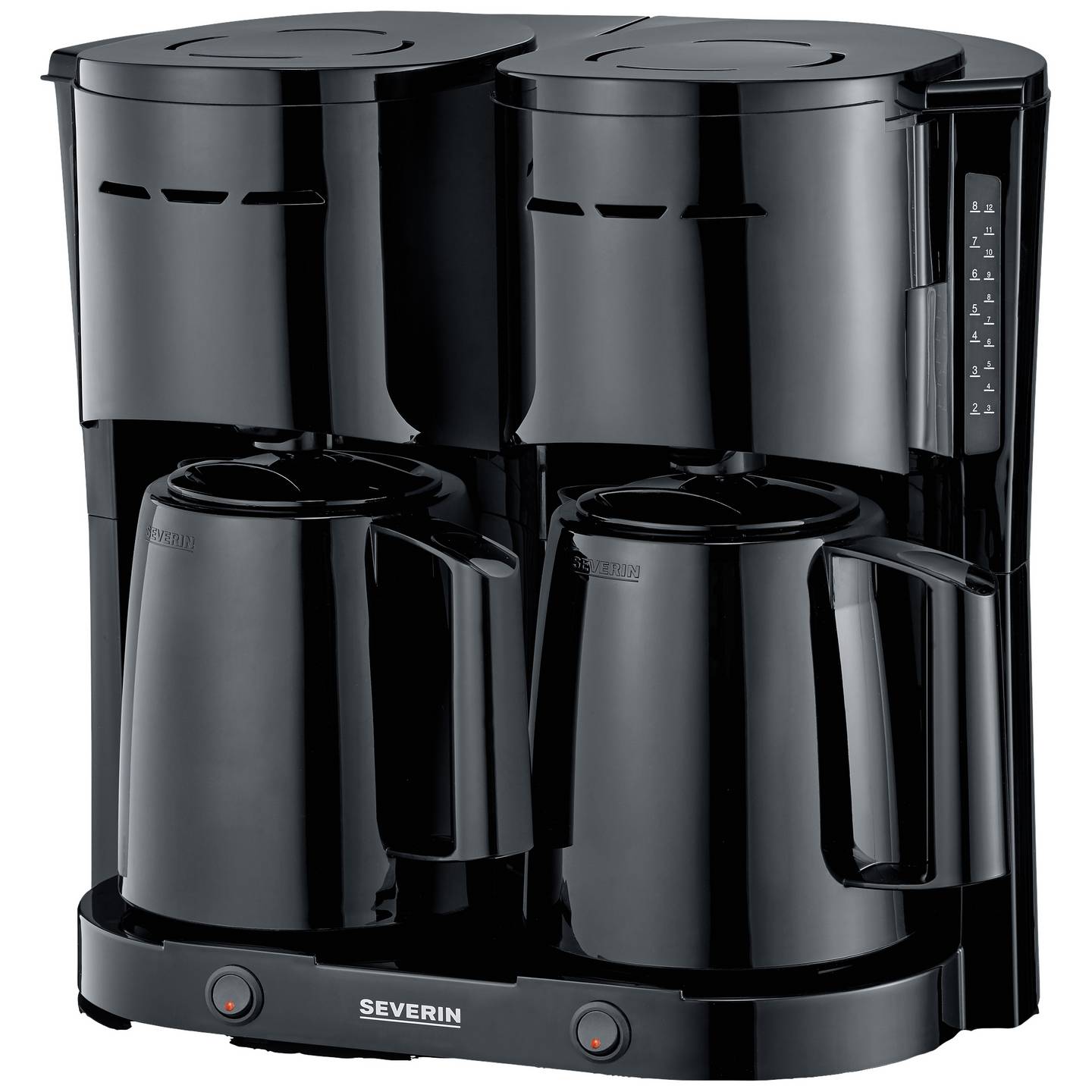 Severin Kaffeemaschine Filterkaffeemaschine 2000W Isolierkanne schwarz 16 Tassen - 4008146041525