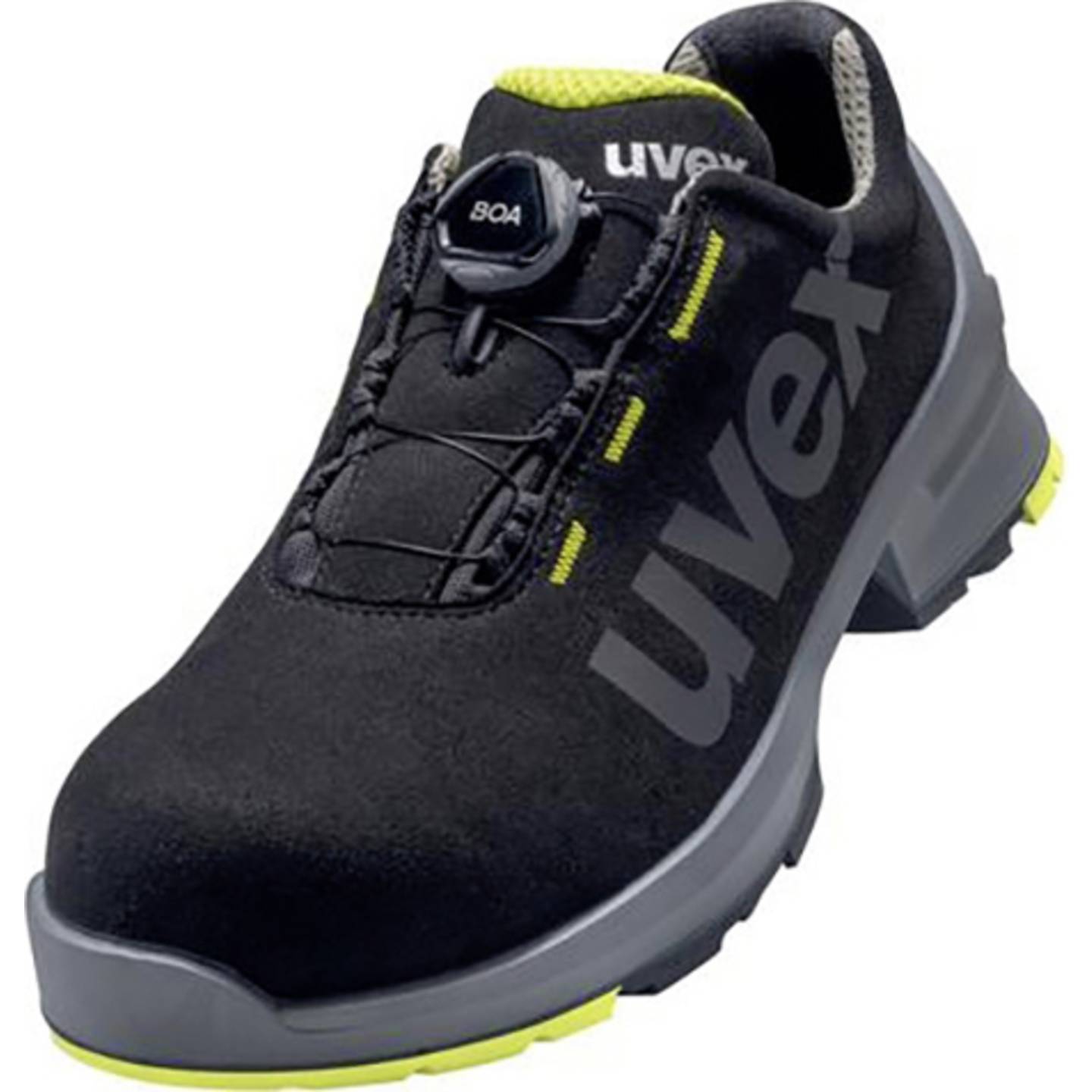 Uvex Sicherheitshalbschuh S2 Mikrovelours Schwarz Größe 40 ESD 1 Paar Komfort - 4031101770727