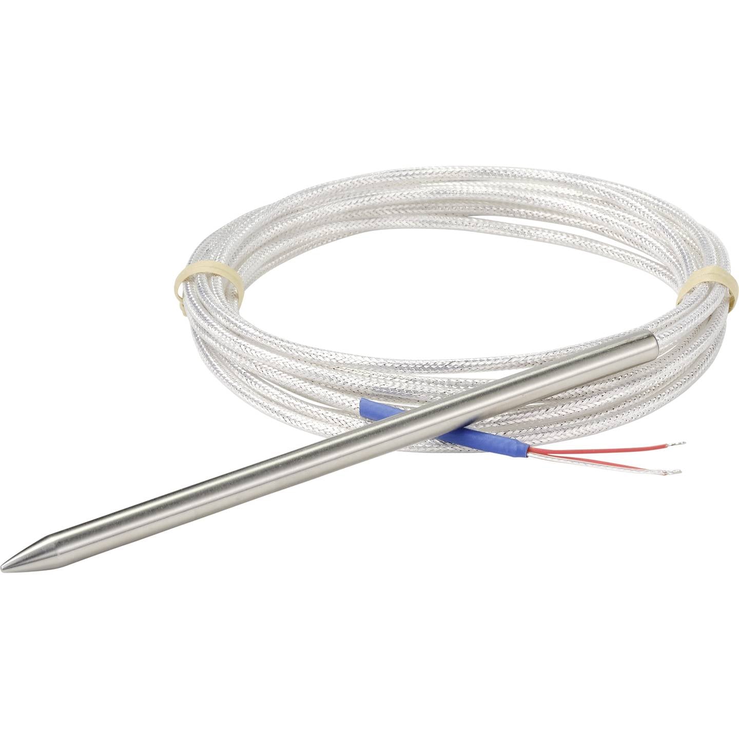 TRU COMPONENTS Temperaturfühler Widerstandssensor PT100 Kabel Edelstahl - 4064161192222