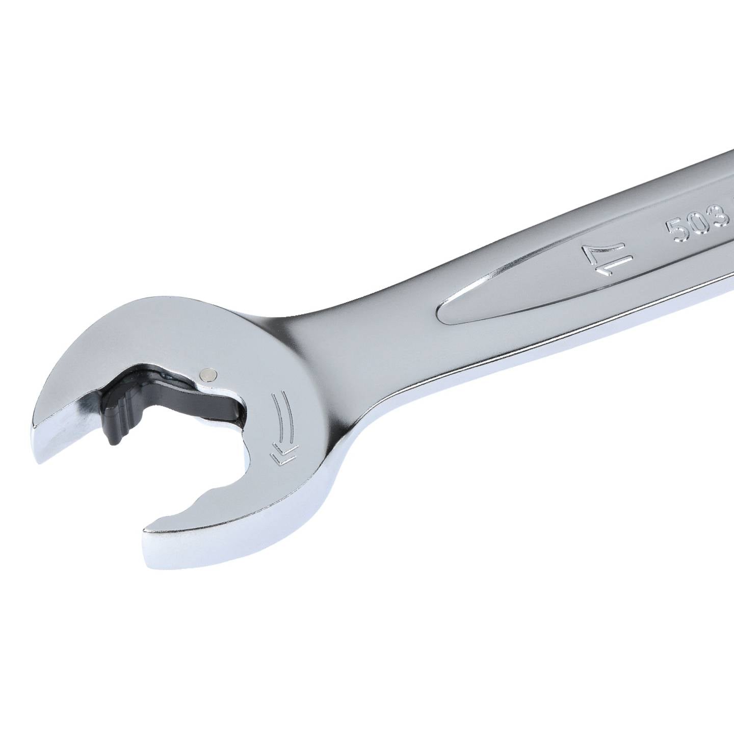 KS Tools Maul-Ringratschenschlüssel 30mm Chrom-Vanadium Stahl 72 Zähne 396mm - 4042146477663