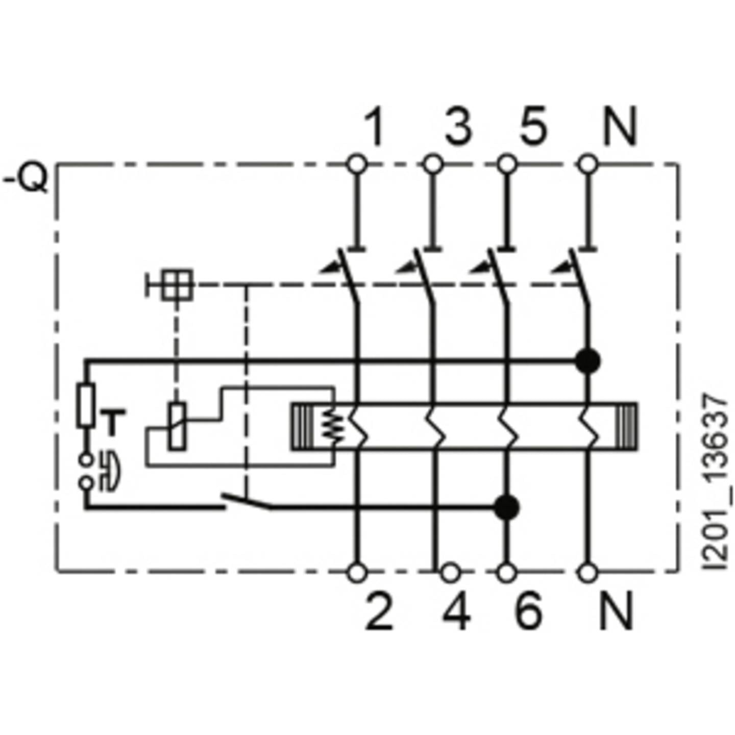 Siemens FI-Schutzschalter 5SV33443 4-polig 40A 30mA 400V - 4001869484464