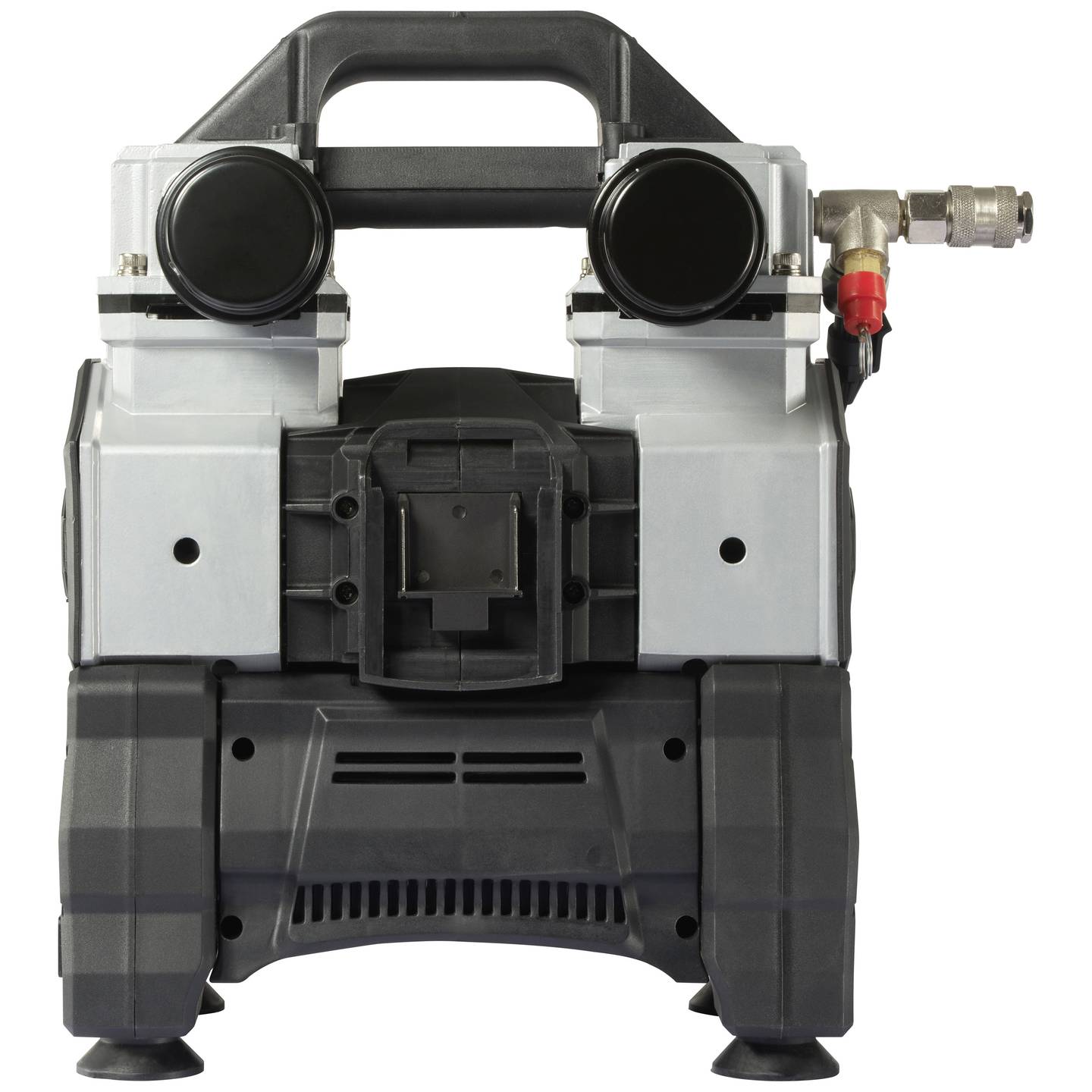 TOOLCRAFT DRUCKLUFT-KOMPRESSOR DC18V 500W 65l/min 9bar 2 Zylinder mobil kompakt - 4064161305509