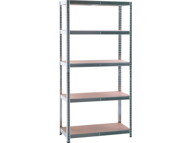 Schwerlast-Steckregal Lagerregal Metall Regal 875kg 5 Böden 180x90x40cm verzinkt - 4007876470520