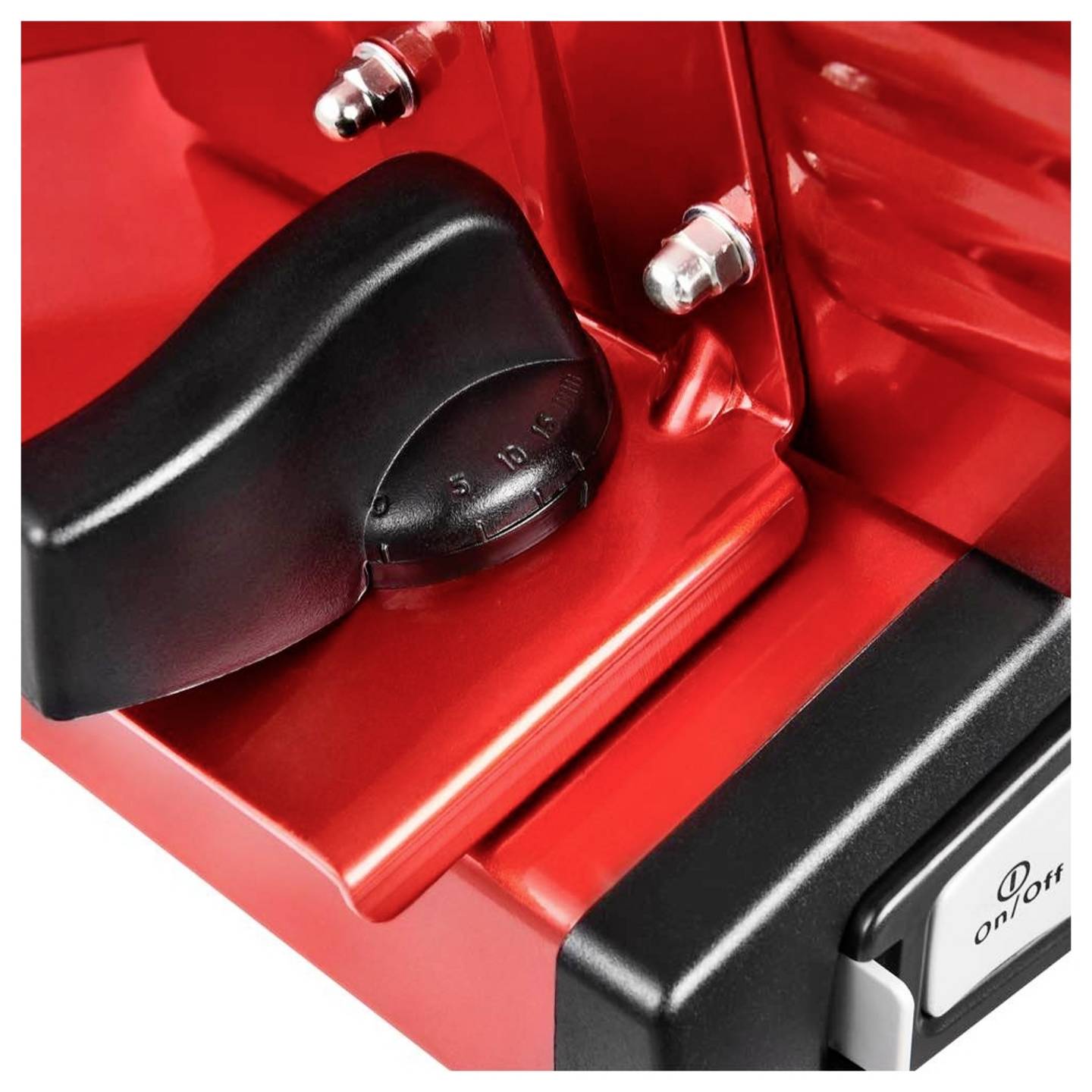 Efbe Allesschneider AS 1003 RD Rot Küchenmaschine 150W Edelstahl Messer - 4262498570236
