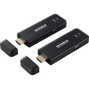 B-Ware SpeaKa Professional HDMI Funkübertragung 50m 4K 3840x2160 Pixel schwarz Set