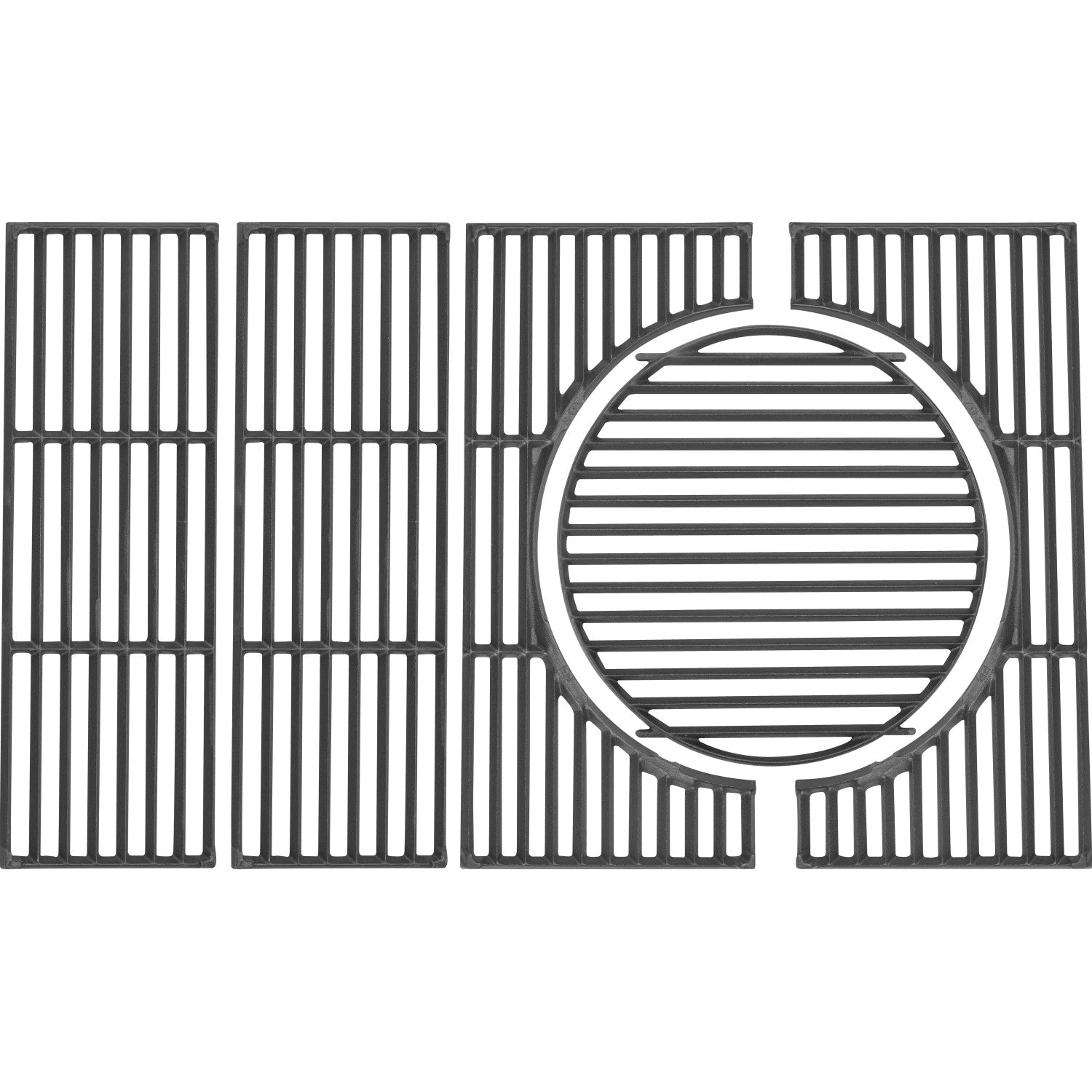 Modulares Gusseisenrost für Jamestown Gasgrill Knox II 4-Brenner Grillrost Set - 4007873219351