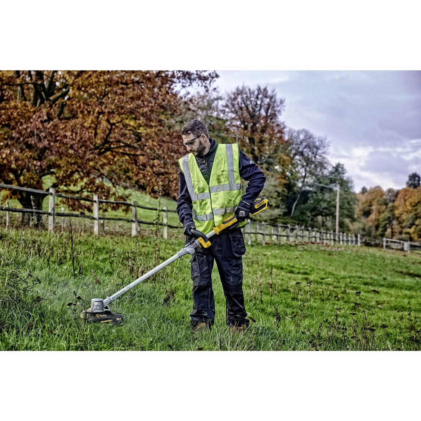 DeWalt Akku-Rasentrimmer DCMST561 schnurlos Fadenrasenmäher 18V 35cm leicht - 5035048729298
