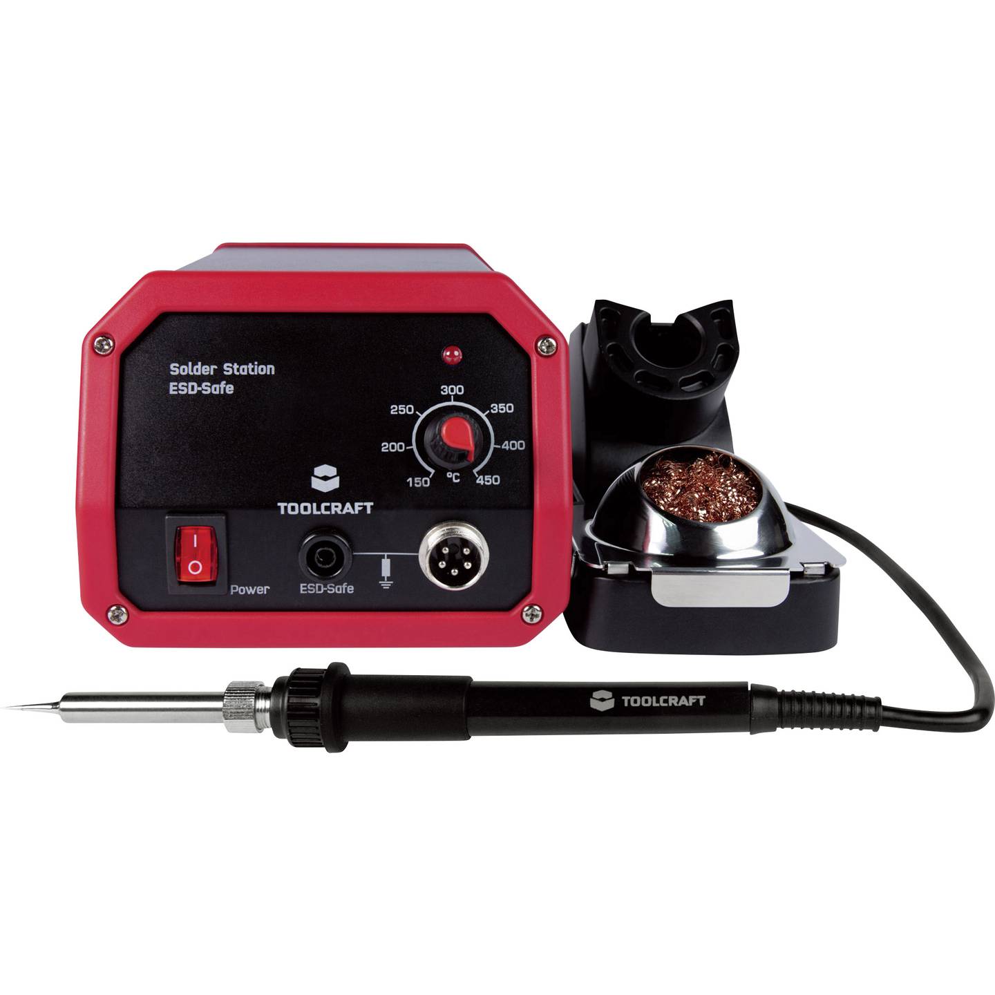 Toolcraft Lötstation Lötkolben analog 100W 150-450°C Handlöten inkl. Lötspitze - 4016139199061