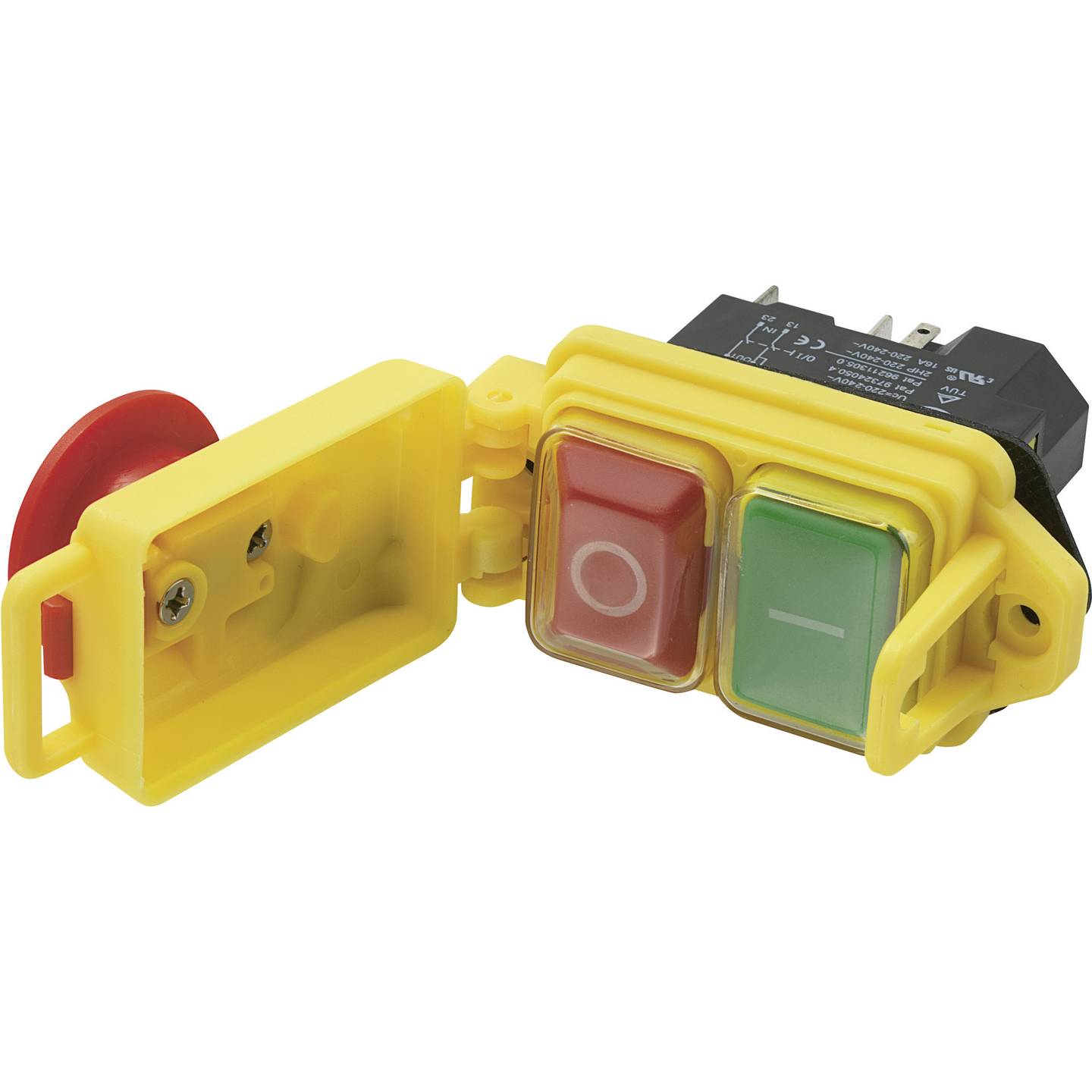 Tru Components Magnetschalter KJD17B-16 Schalter 250V 18A Kunststoff rot - 2050004887396