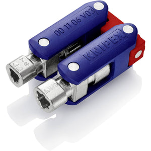 B-Ware Knipex 00 11 Doppelgelenk-Steuerschrank-Schlüssel 97mm mit magnetischem Bitad...
