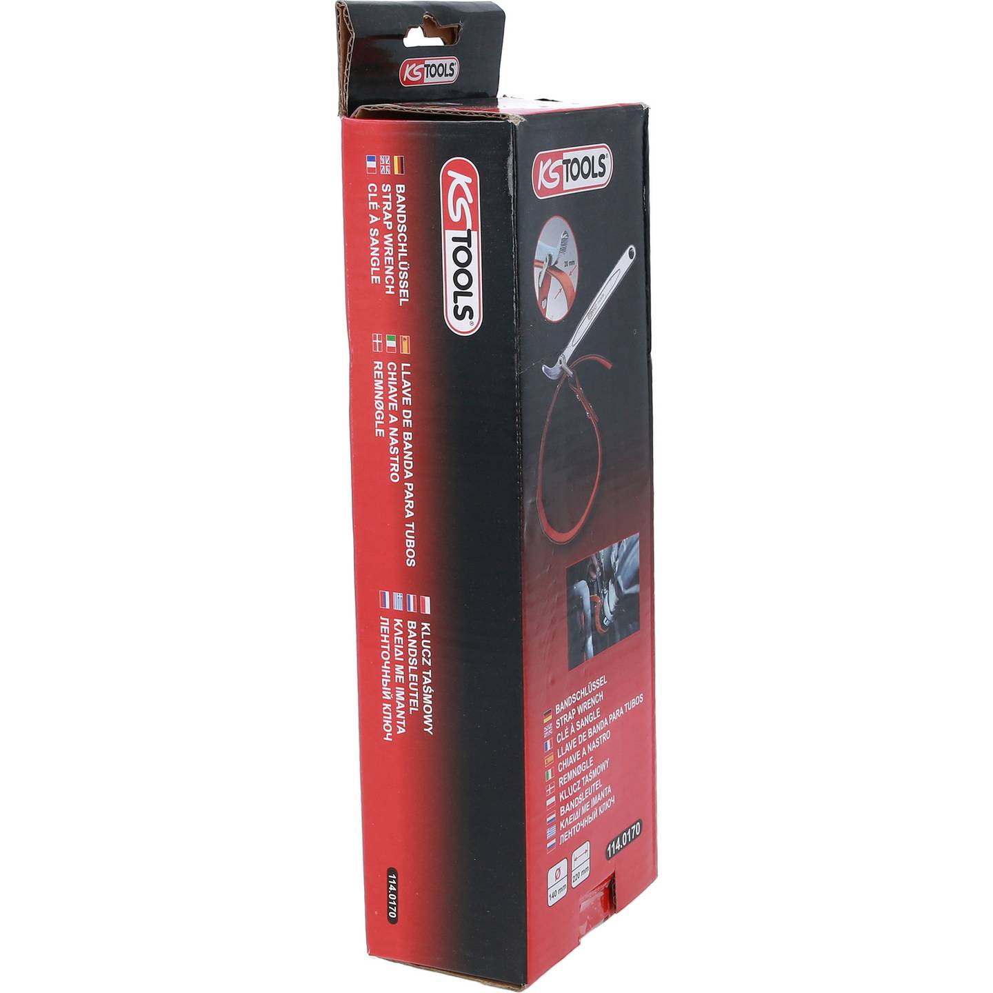 KS Tools Werkzeug Einhandbedienung 114.0170 rutschfest verstellbar 323g - 4042146543665