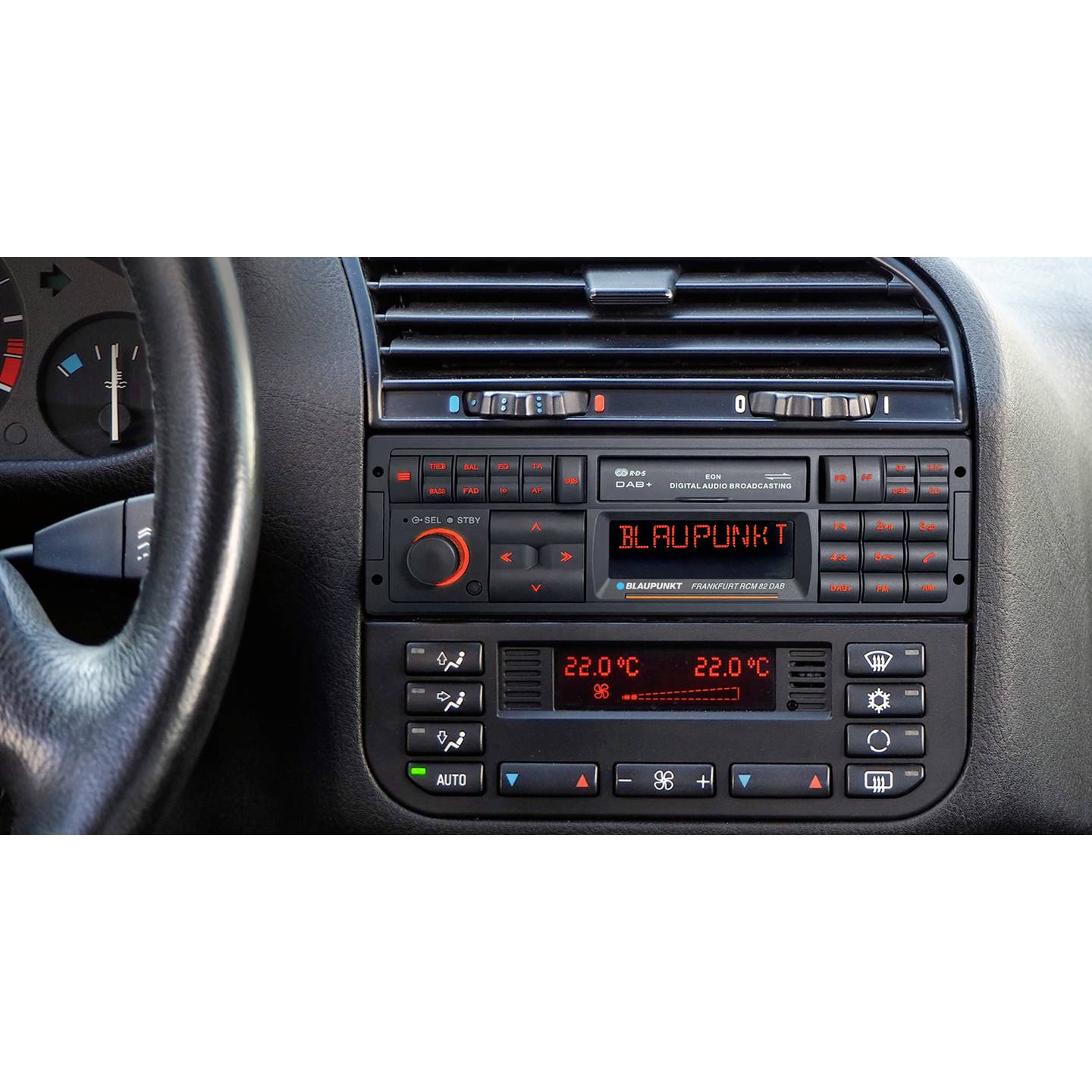 Blaupunkt Autoradio Frankfurt RCM 82 Bluetooth DAB+ Tuner Lenkradfernbedienung - 4260499852450
