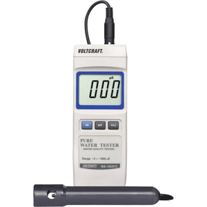 B-Ware VOLTCRAFT WA-100ATC Leitfähigkeits-Messgerät 0-1999 µS digital mit Sonde