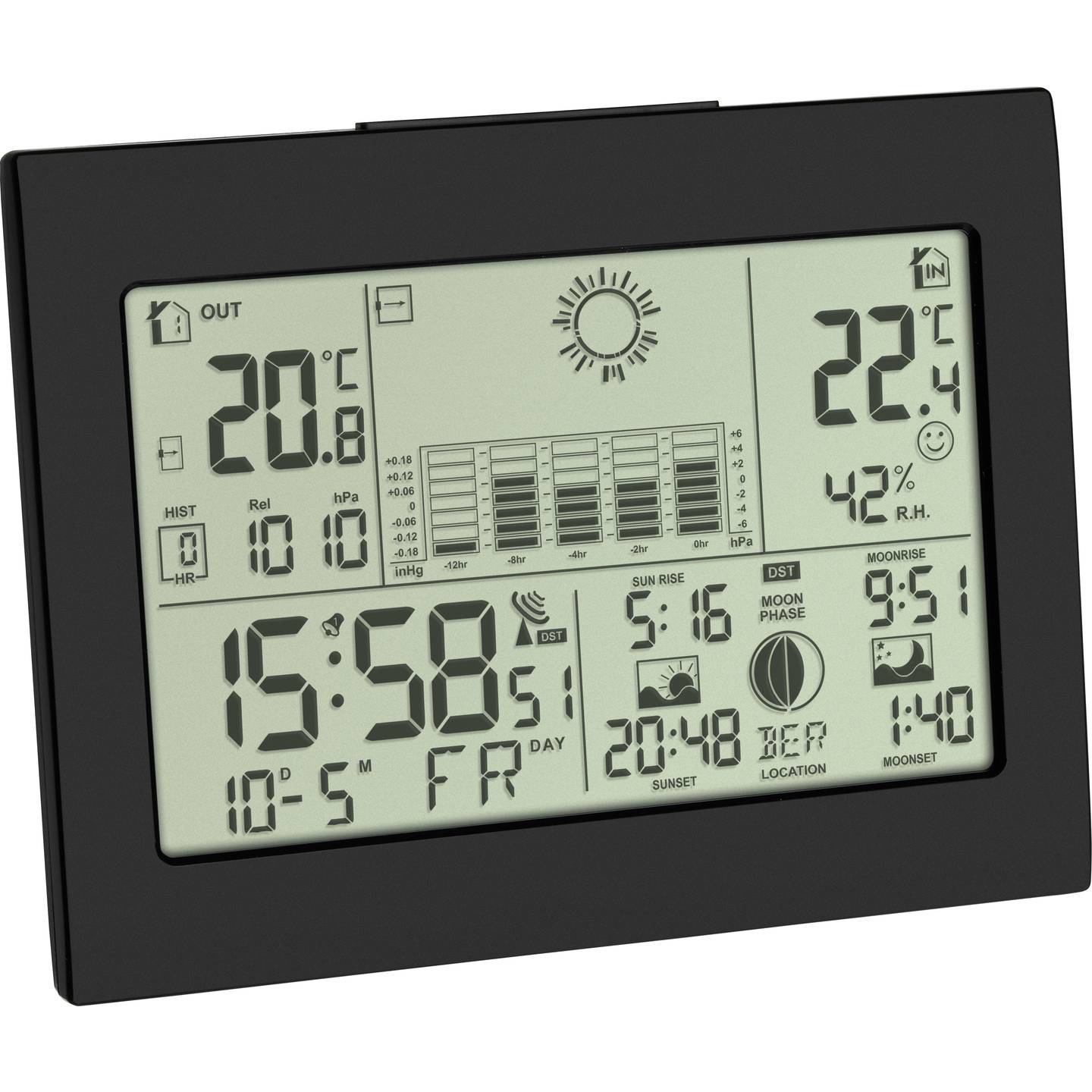 TFA Dostmann HORIZON 35.1155.01 Funk-Wetterstation Wetter-Station TFA - 4009816034281