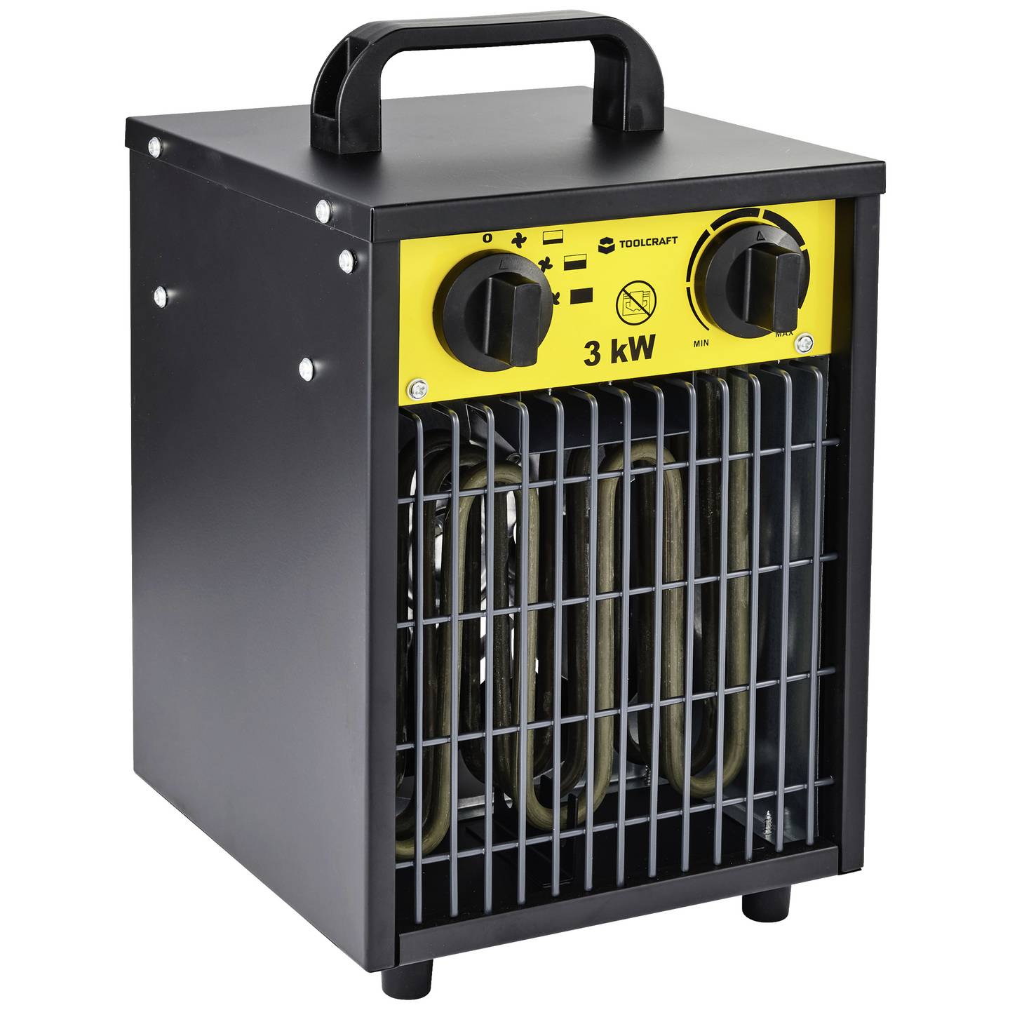 Toolcraft Bauheizer Heizlüfter 3000W Gebläseheizer IP24 Überhitzungsschutz - 4064161256061