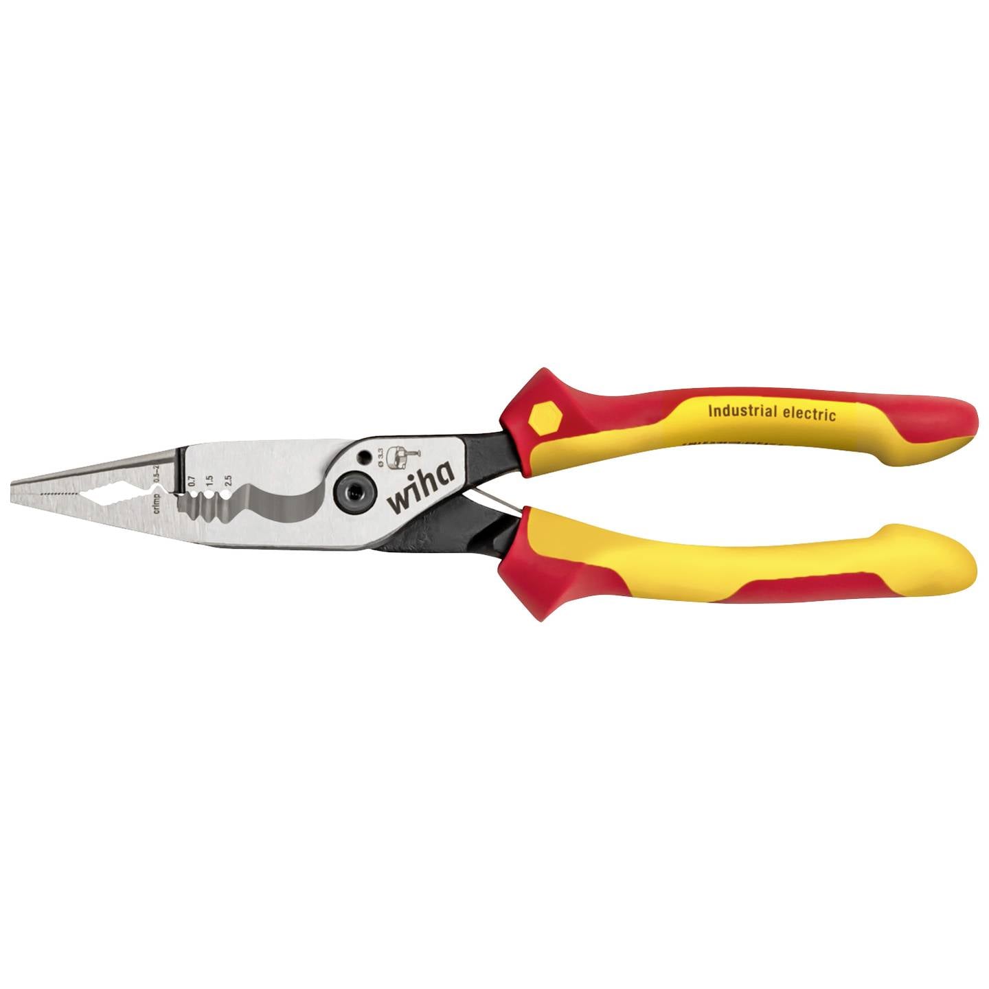 Wiha 45705 Universal Multifunktionszange Zange Abisolierzange Greifzange 209 mm - 4010995457051