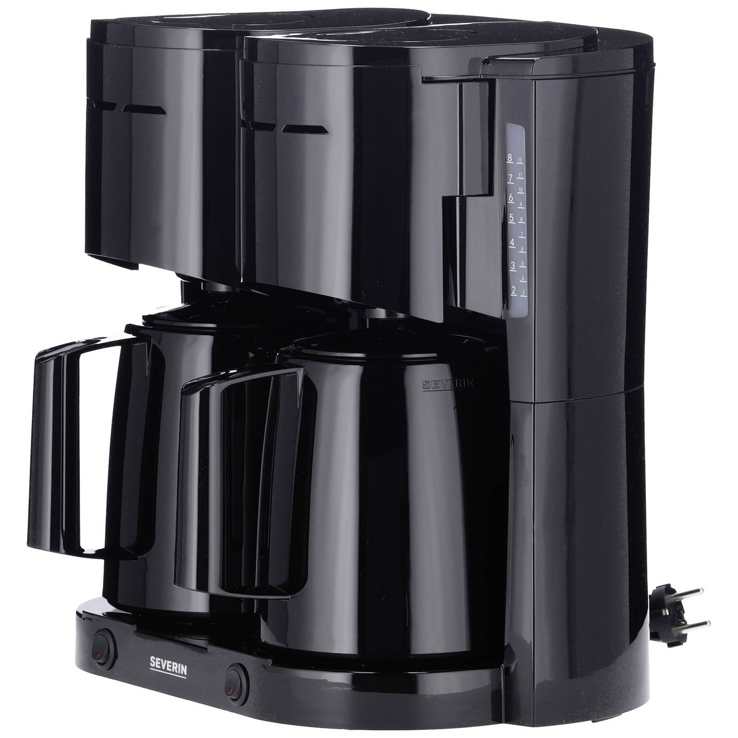 Severin Kaffeemaschine Filterkaffeemaschine 2000W Isolierkanne schwarz 16 Tassen - 4008146041525
