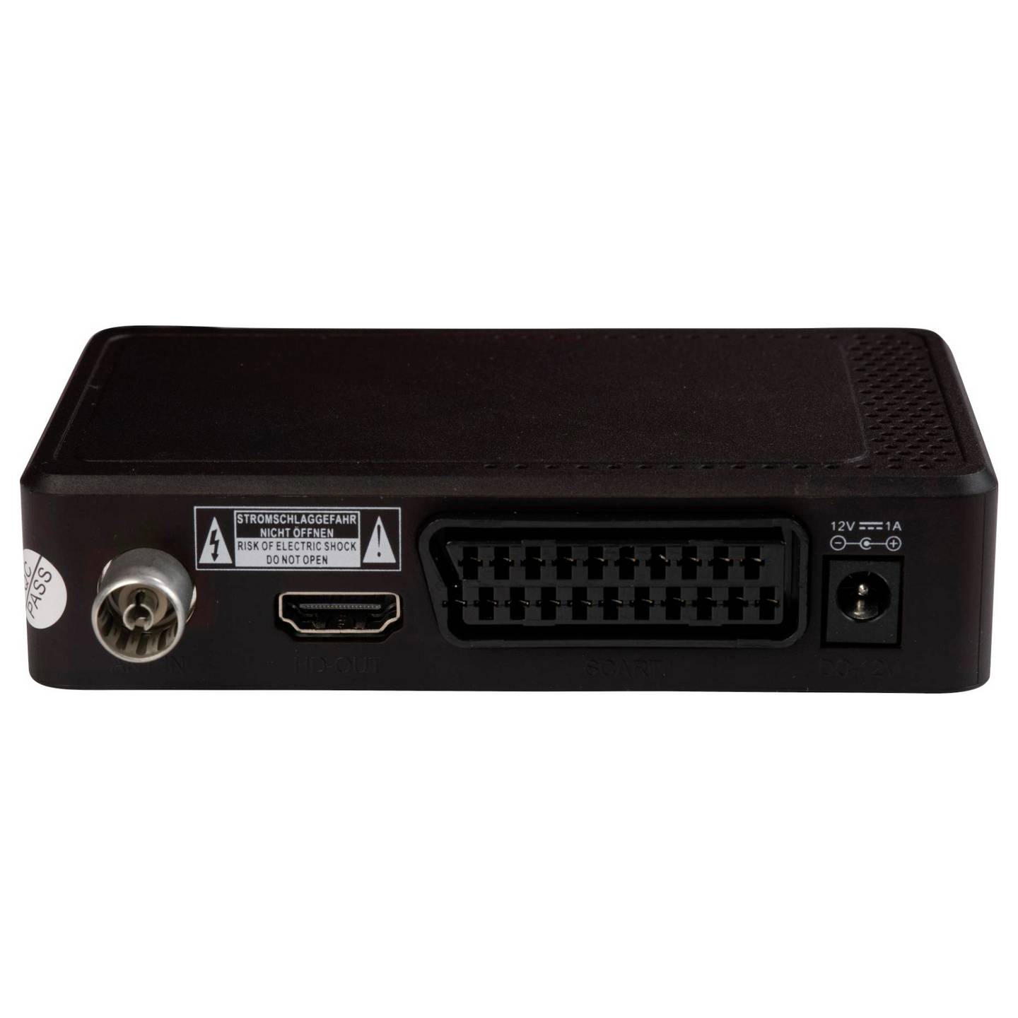 Denver DTB-148 DVB-T2 Receiver mit Aufnahmefunktion und Ethernet-Anschluss - 5706751075247