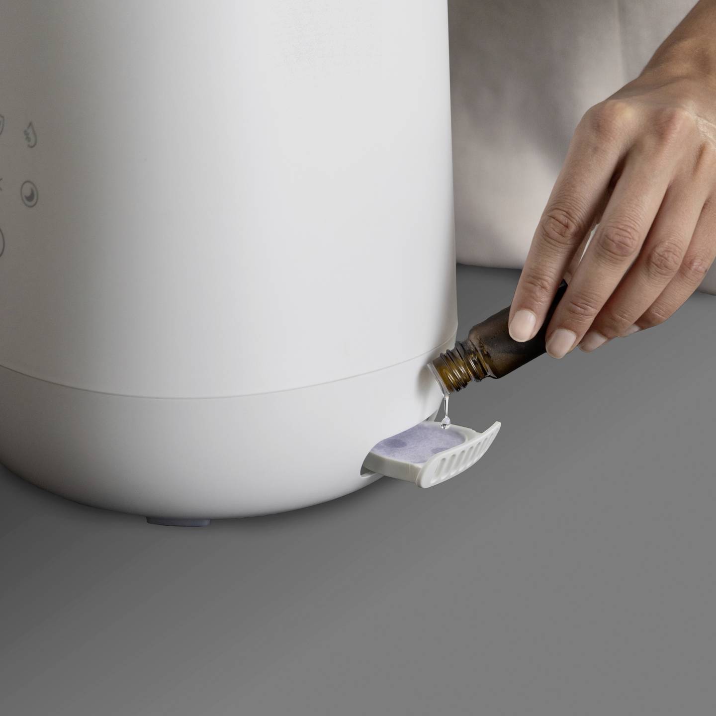 Medisana Luftbefeuchter Luftreiniger Aromagerät beige antibakteriell Timer beige - 4015588600739
