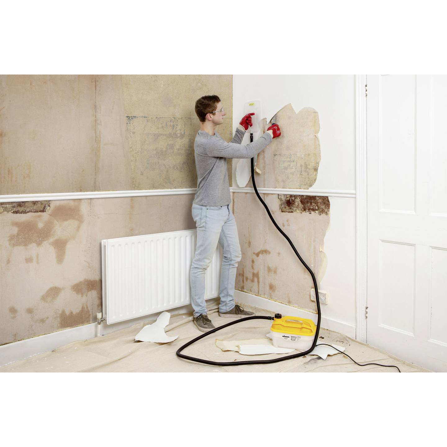 Wagner SteamForce Dampf Tapetenablöser Tapetenentferner 2000W 4L Wasserbehälter - 4004025098758