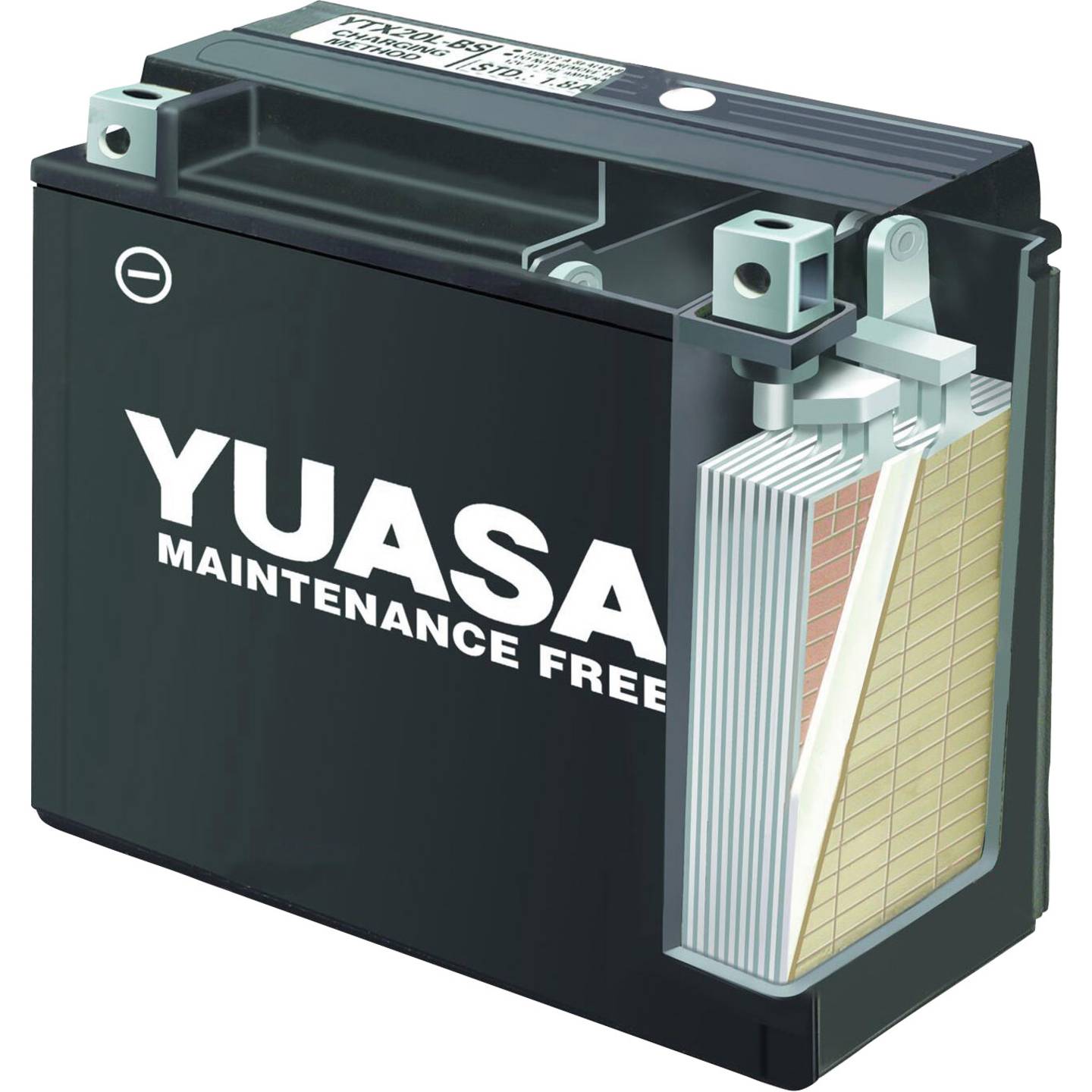 Yuasa Motorradbatterie YTZ12S 12V 11Ah Schraubklemme Typ 11 Blei-Säure Akku - 4906958001471