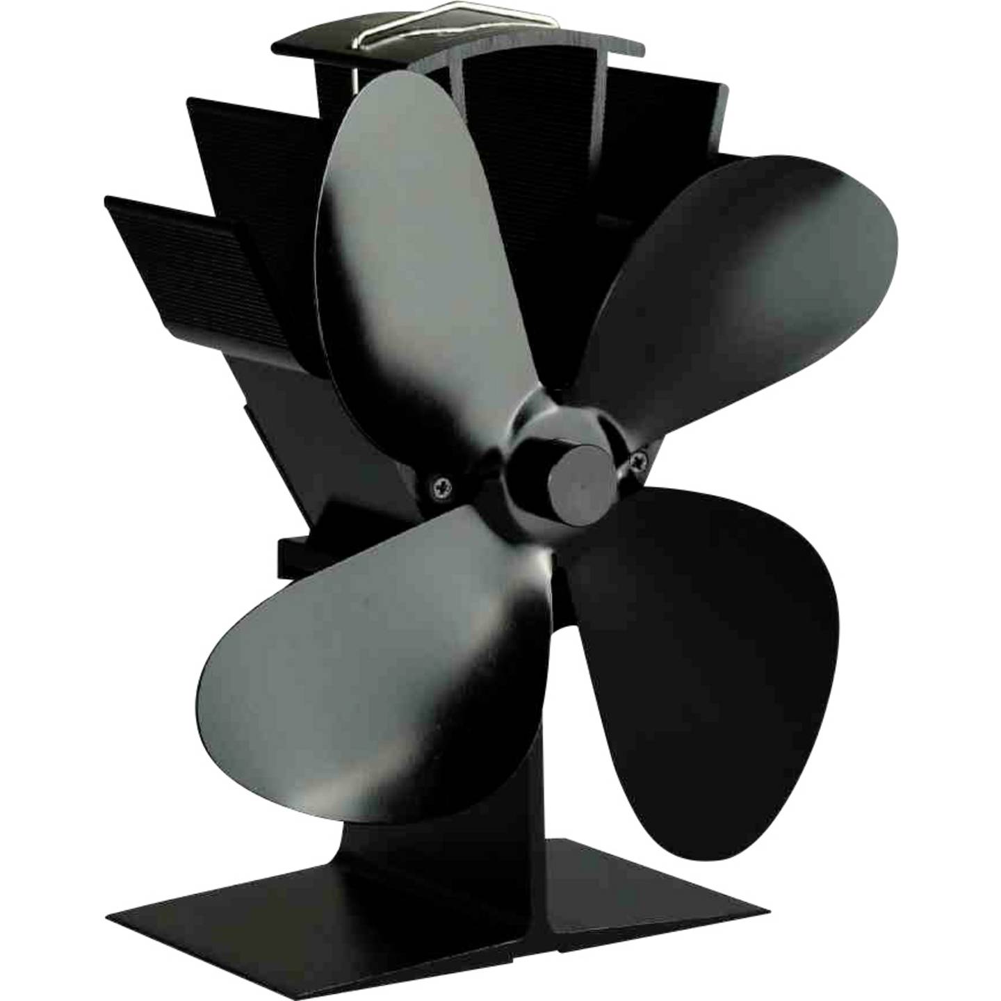 Firefix Ofenventilator Heizlüfter schwarz stromlos geräuschlos Wärmeverteilung - 4017537648458