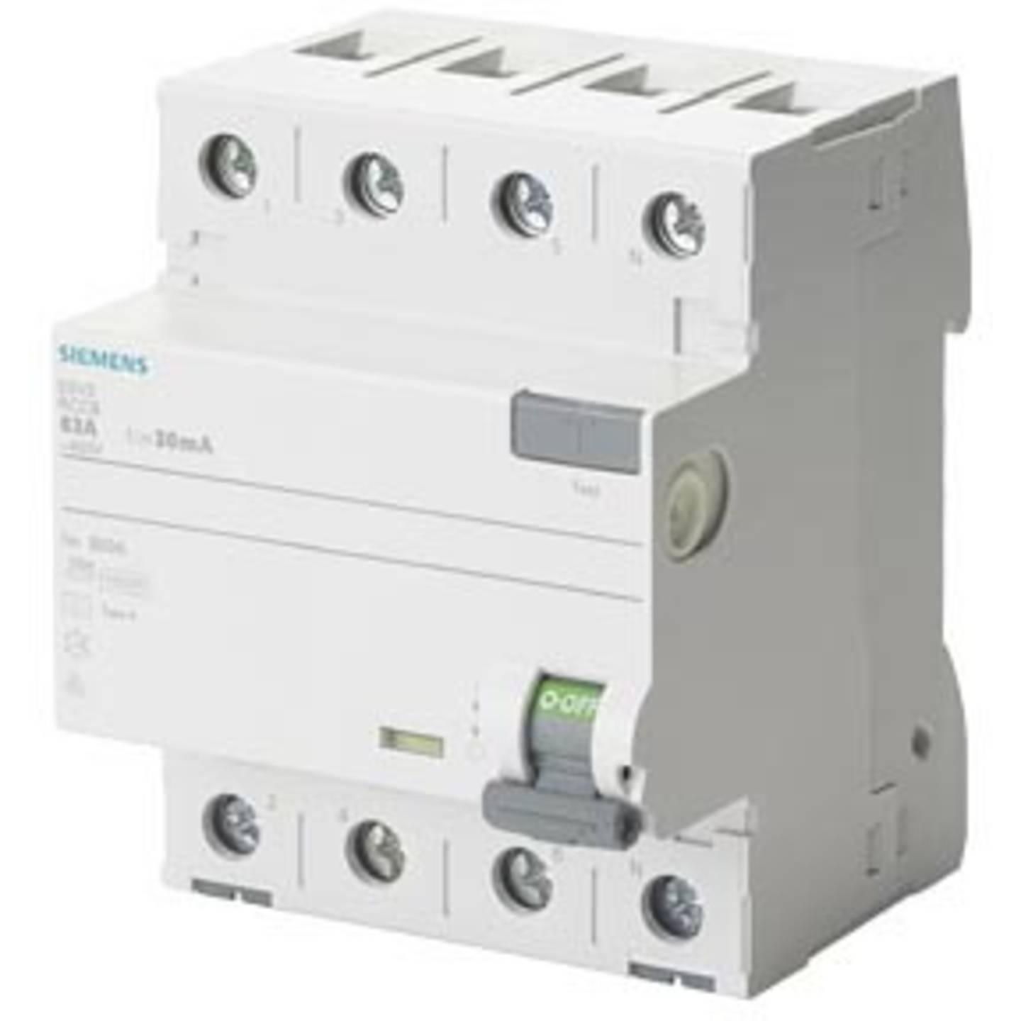 Siemens FI-Schutzschalter 5SV33443 4-polig 40A 30mA 400V - 4001869484464
