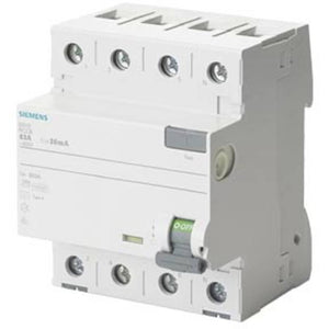 B-Ware Siemens FI-Schutzschalter 5SV33443 4-polig 40A 30mA 400V