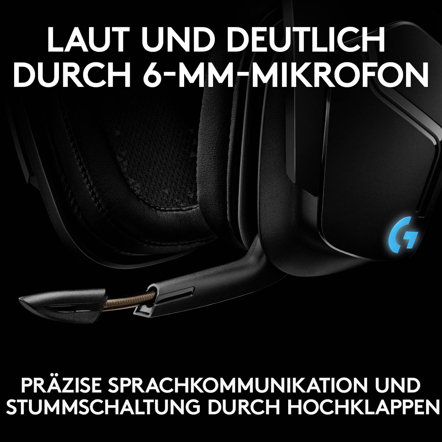 Logitech Gaming Over Ear Headset G935 7.1 Surround Schwarz Mikrofon - 5099206081918