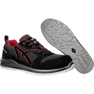 B-Ware Albatros Sicherheitsschuh S3 CLIFTON LOW SRC 648700210000043 schwarz rot Größe