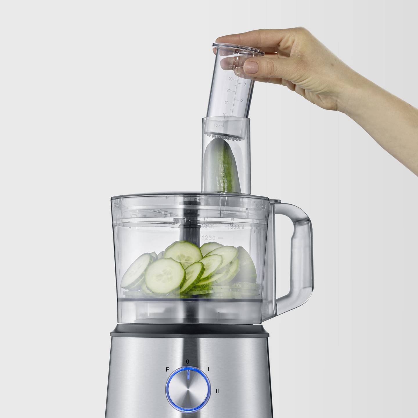 Severin Küchenmaschine Rührmaschine KM 3892 1200W Edelstahl Glas 1,5l Silber - 4008146038099