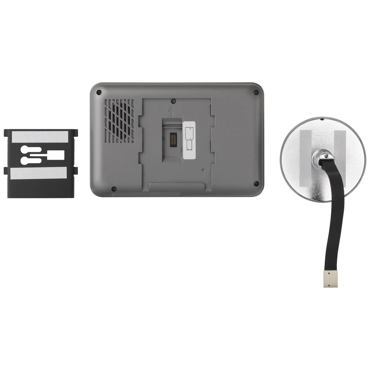 Sygonix IP-Video-Türsprechanlage WLAN Kamera Spionkamera Grau 4,3 Zoll Display - 4064161207339