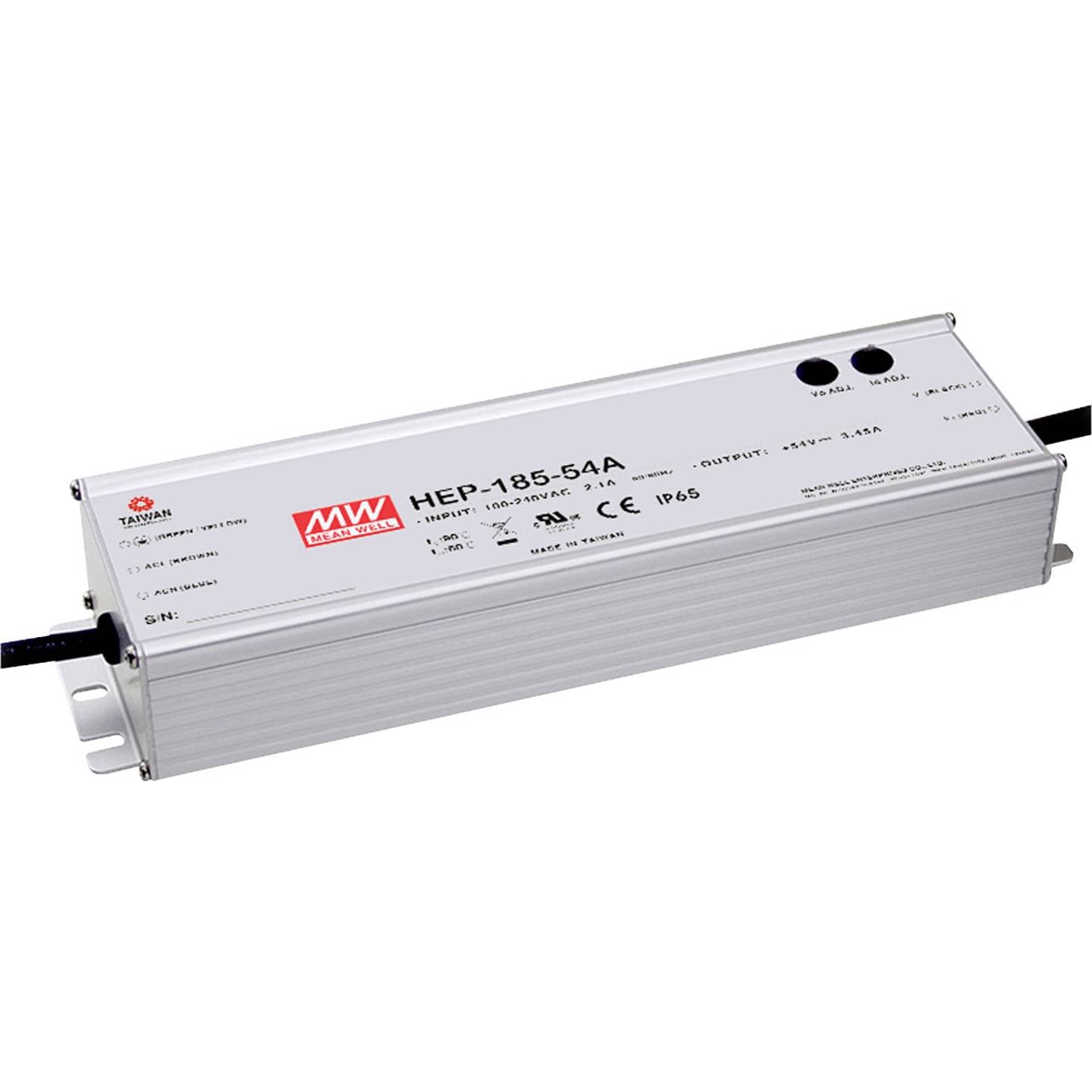 Mean Well Industrienetzteil HEP-185-48A 185W 48V/DC 3.9A PFC geschlossen 1150g - 4711287433226