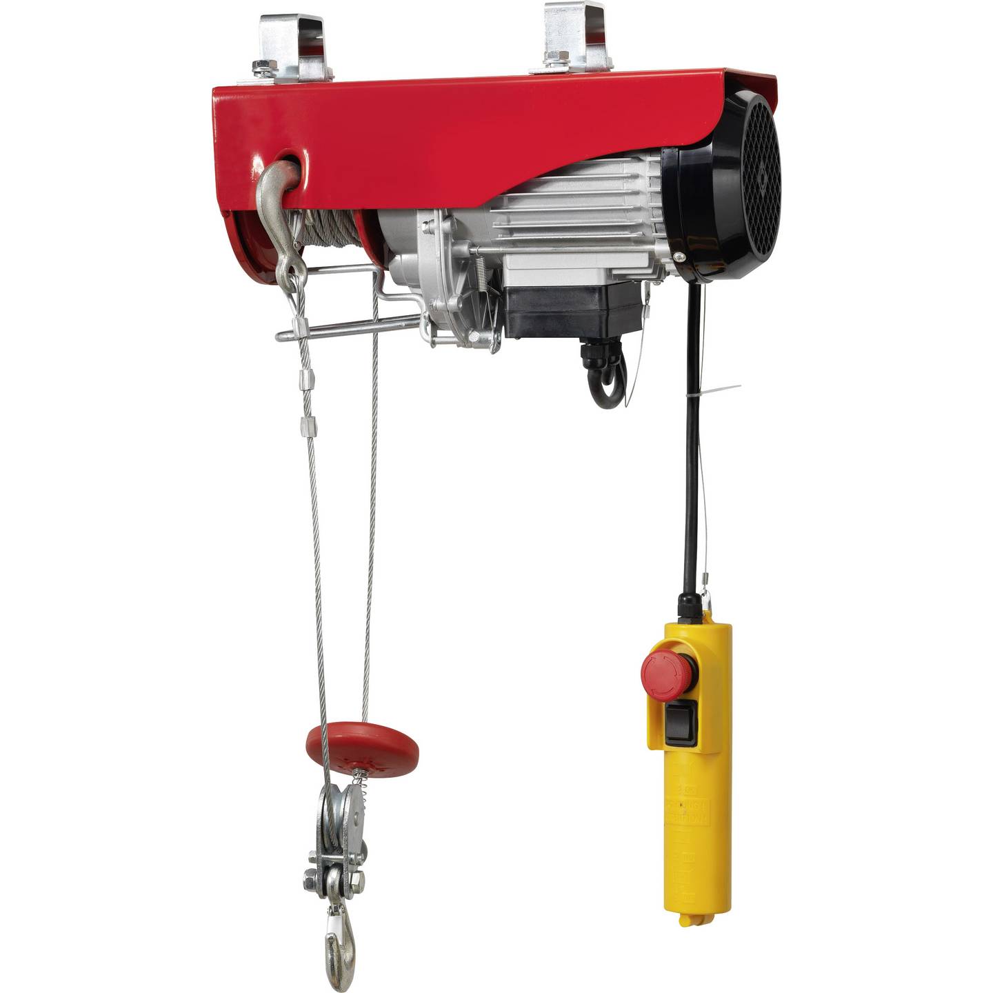Toolcraft Elektrischer Seilhebezug 600kg Tragfähigkeit 18m Seil-Länge 1000W - 4016139192413