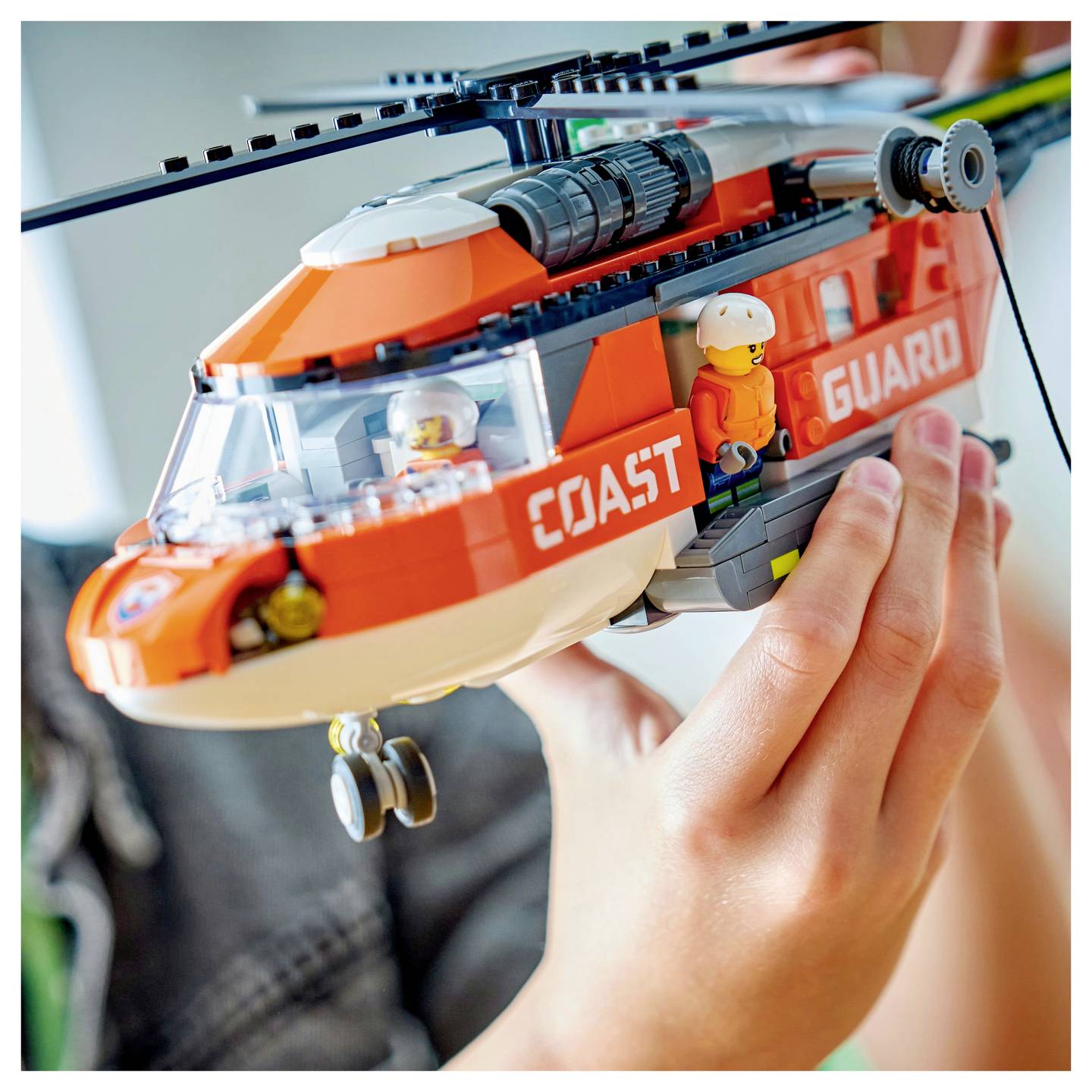 LEGO City Hubschrauber Helikopter der Küstenwache Rettung Set 60503 Spielzeug - 5702018056936