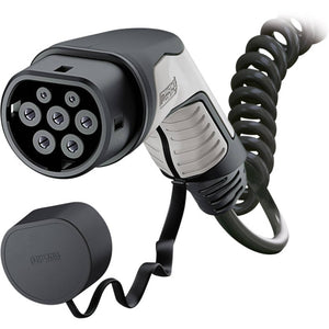 B-Ware Phoenix Contact eMobility Ladekabel Typ 2 4m Spiralkabel 20A IP44 schwarz grau